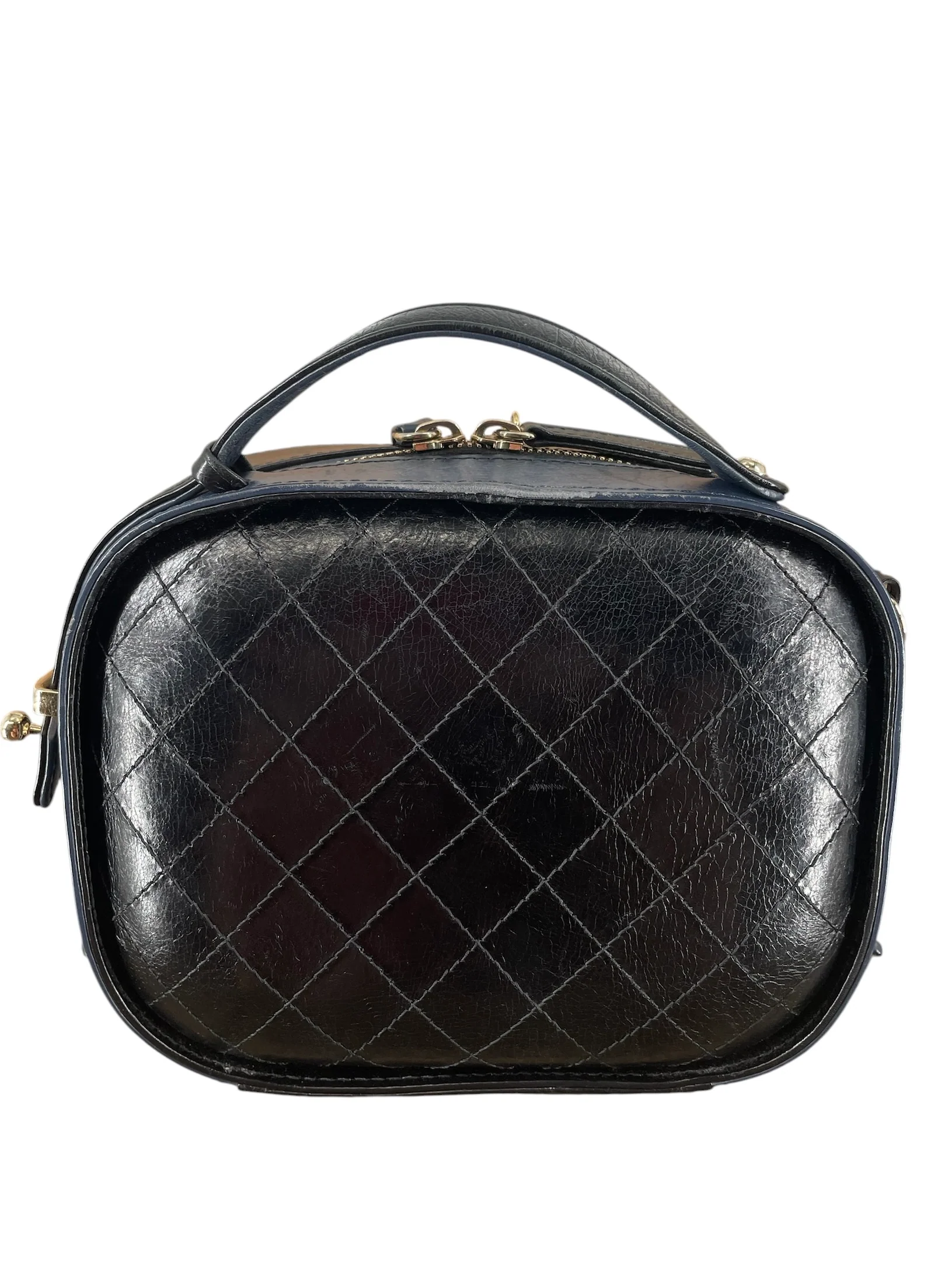 CHANEL/Bag/Leather/MLT/27147495 BLU BLK GLD HRDWRE