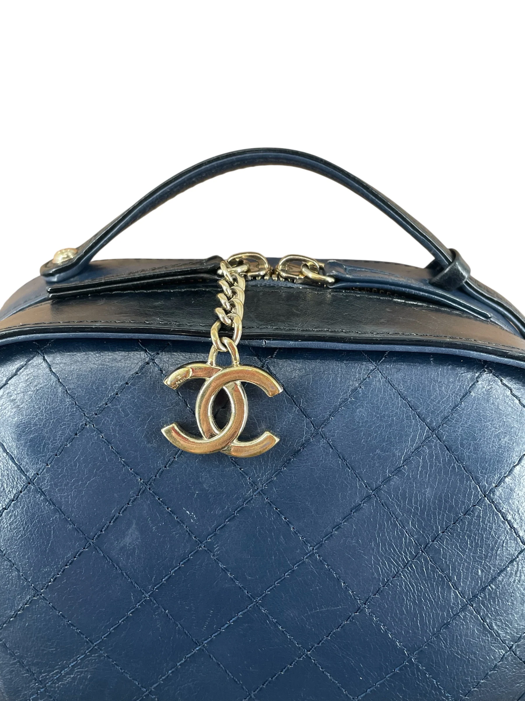 CHANEL/Bag/Leather/MLT/27147495 BLU BLK GLD HRDWRE