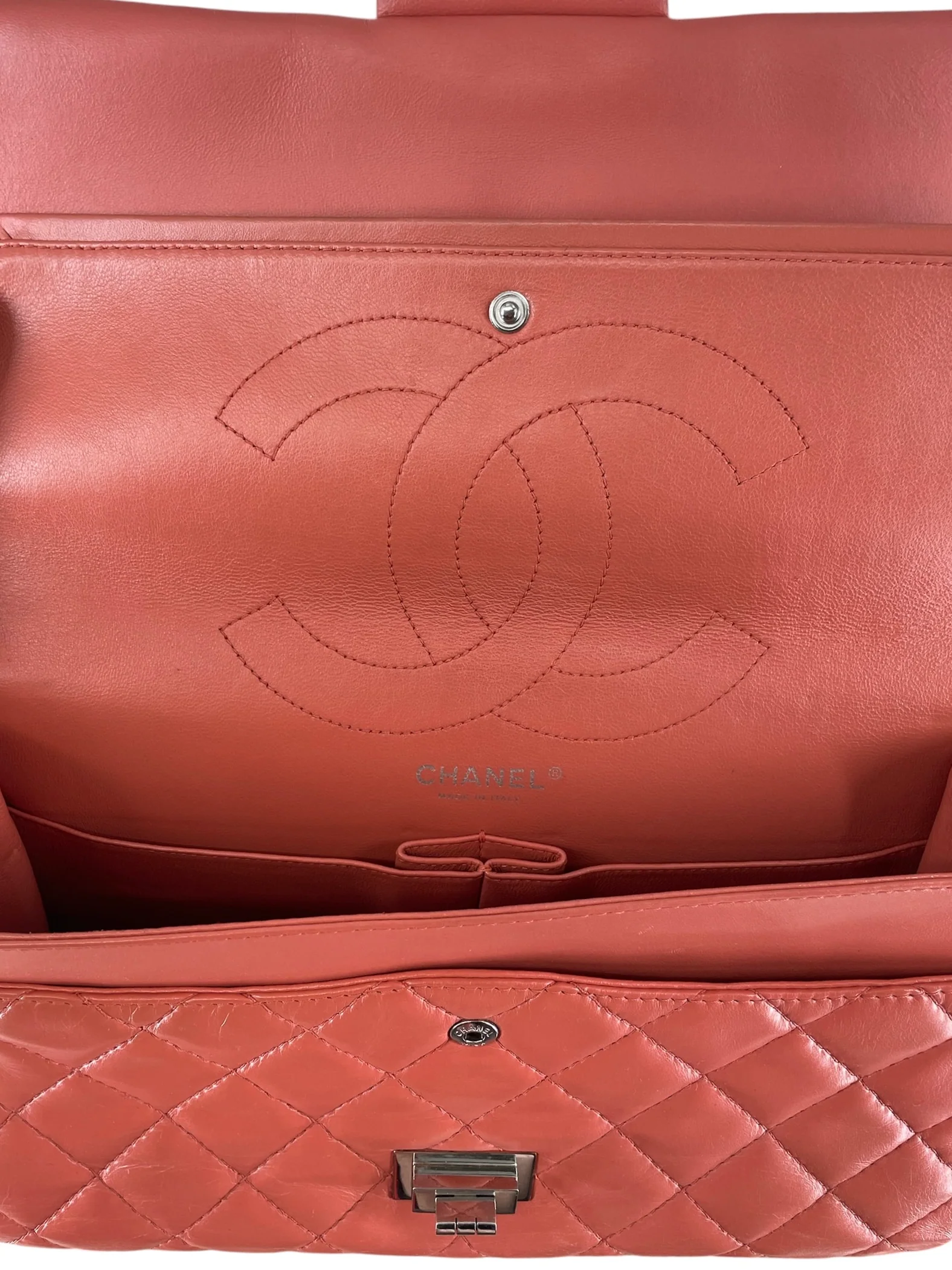 CHANEL/Bag/Leather/ORN/14656759 Org Slvr Hrdwre