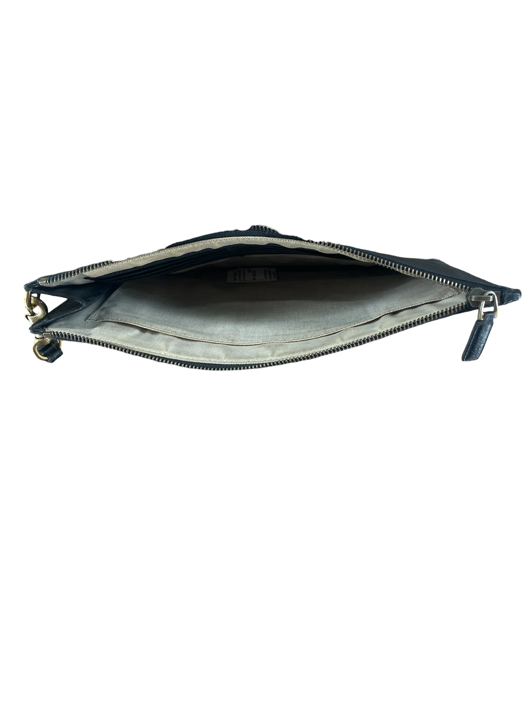 GUCCI/Pouch/Leather/BLK/475317203887 Gld Hrdwre