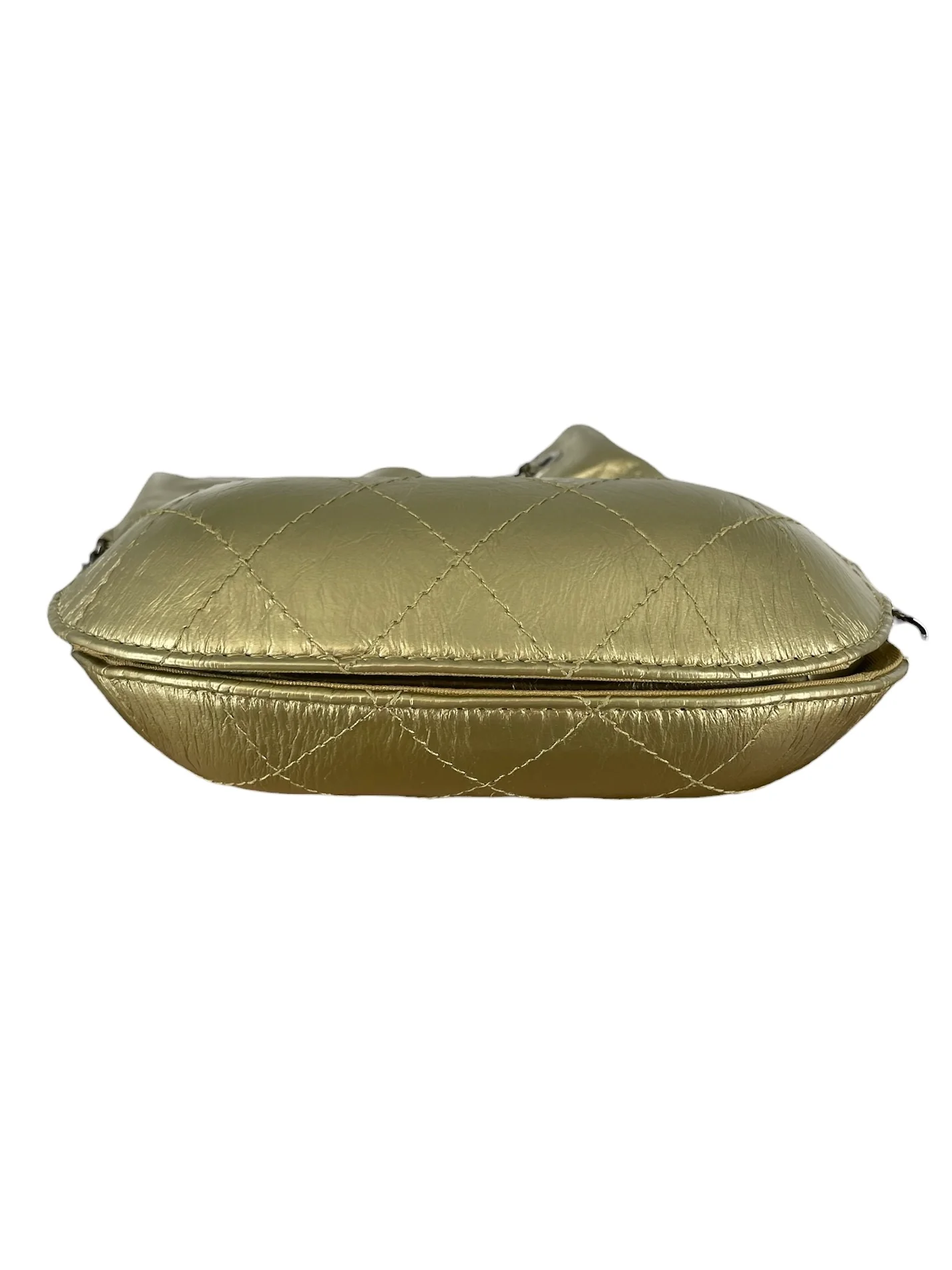 CHANEL/Cross Body Bag/GLD/2361080 Eggshell Bottom Slvr H