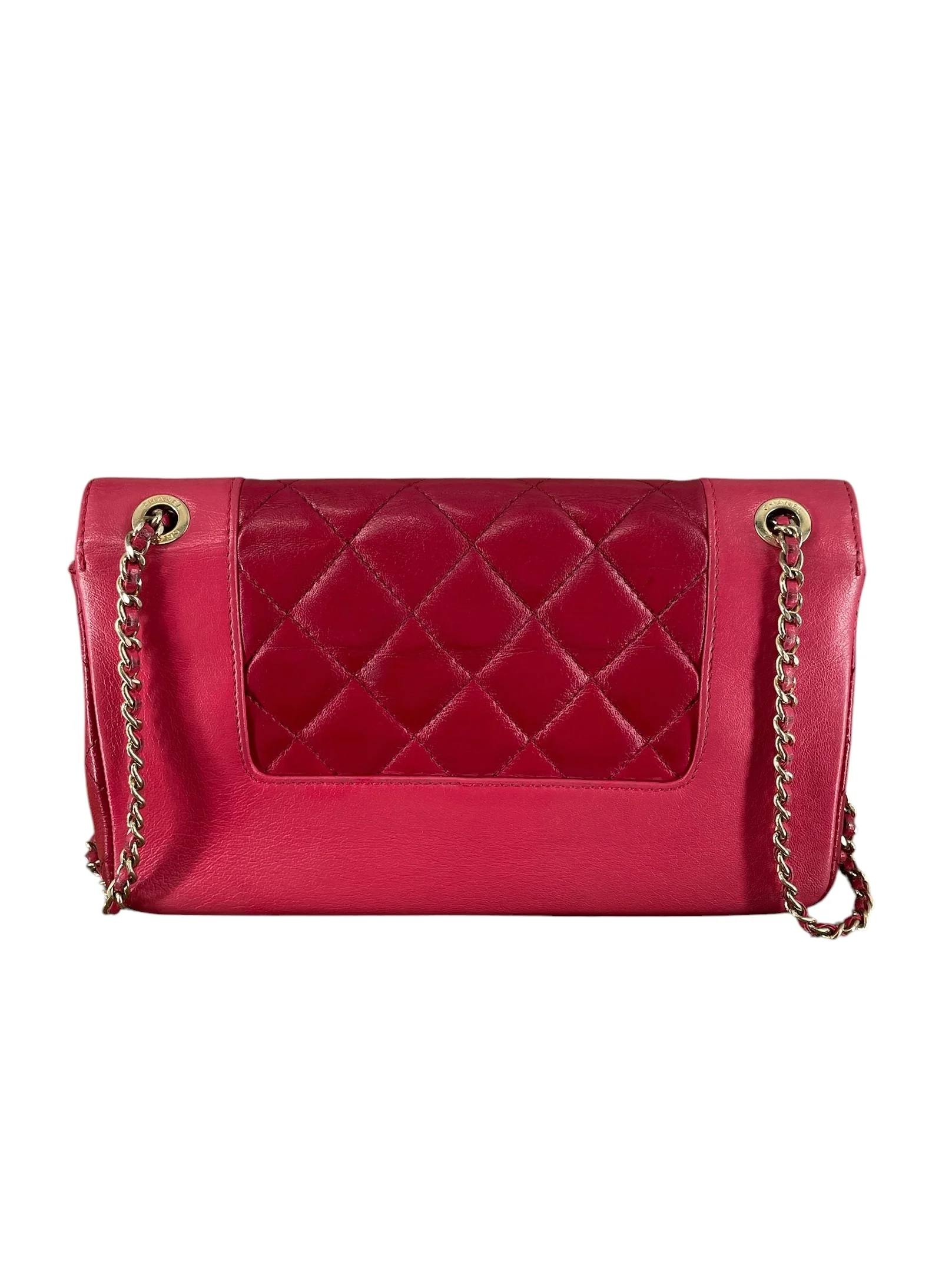 CHANEL/Bag/Leather/RED/23782309 GLD HRDWRE