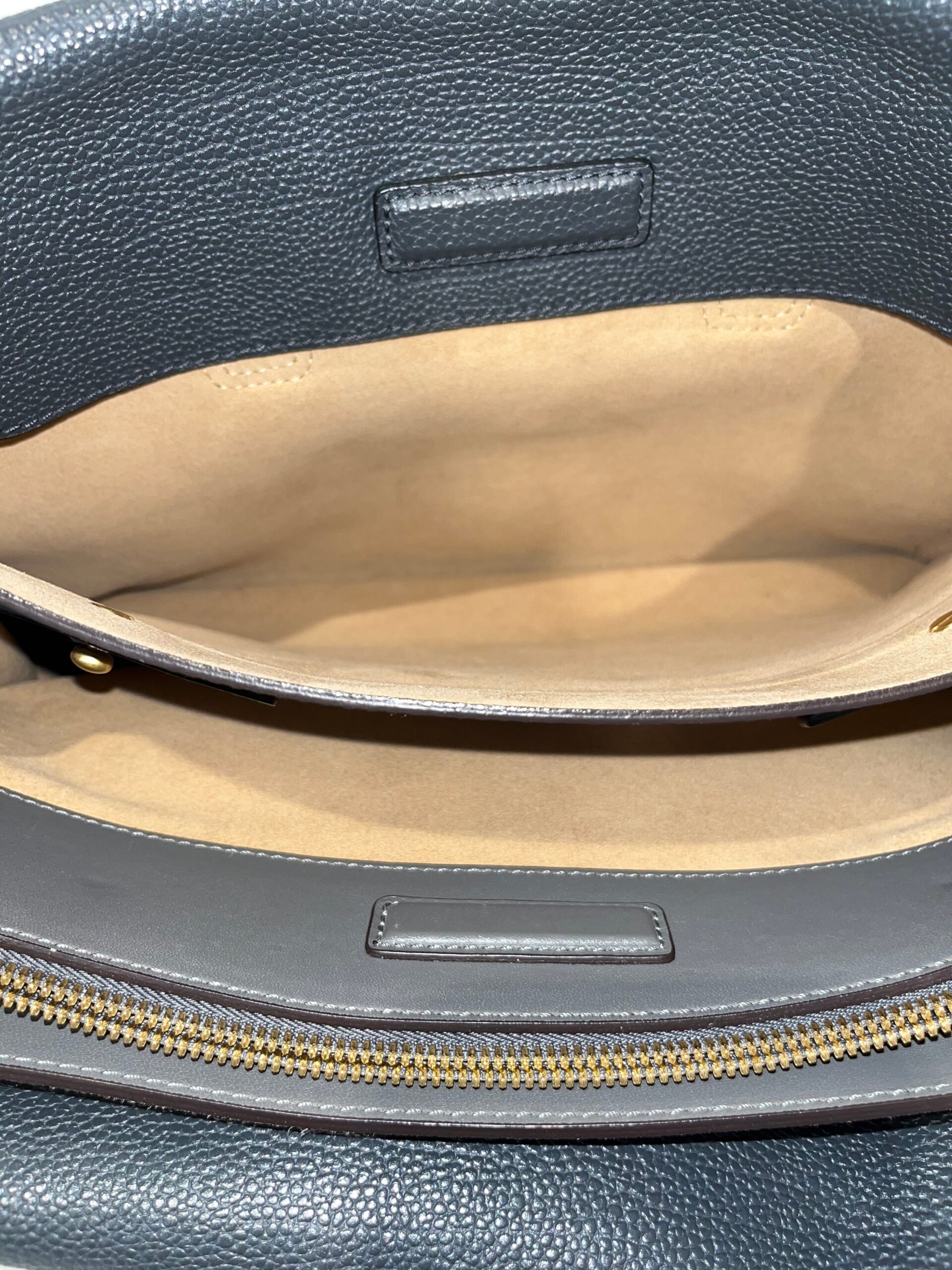 MCM/Boston Bag/Leather/IDG/10011506 GOLD HARDWARE/STUDS