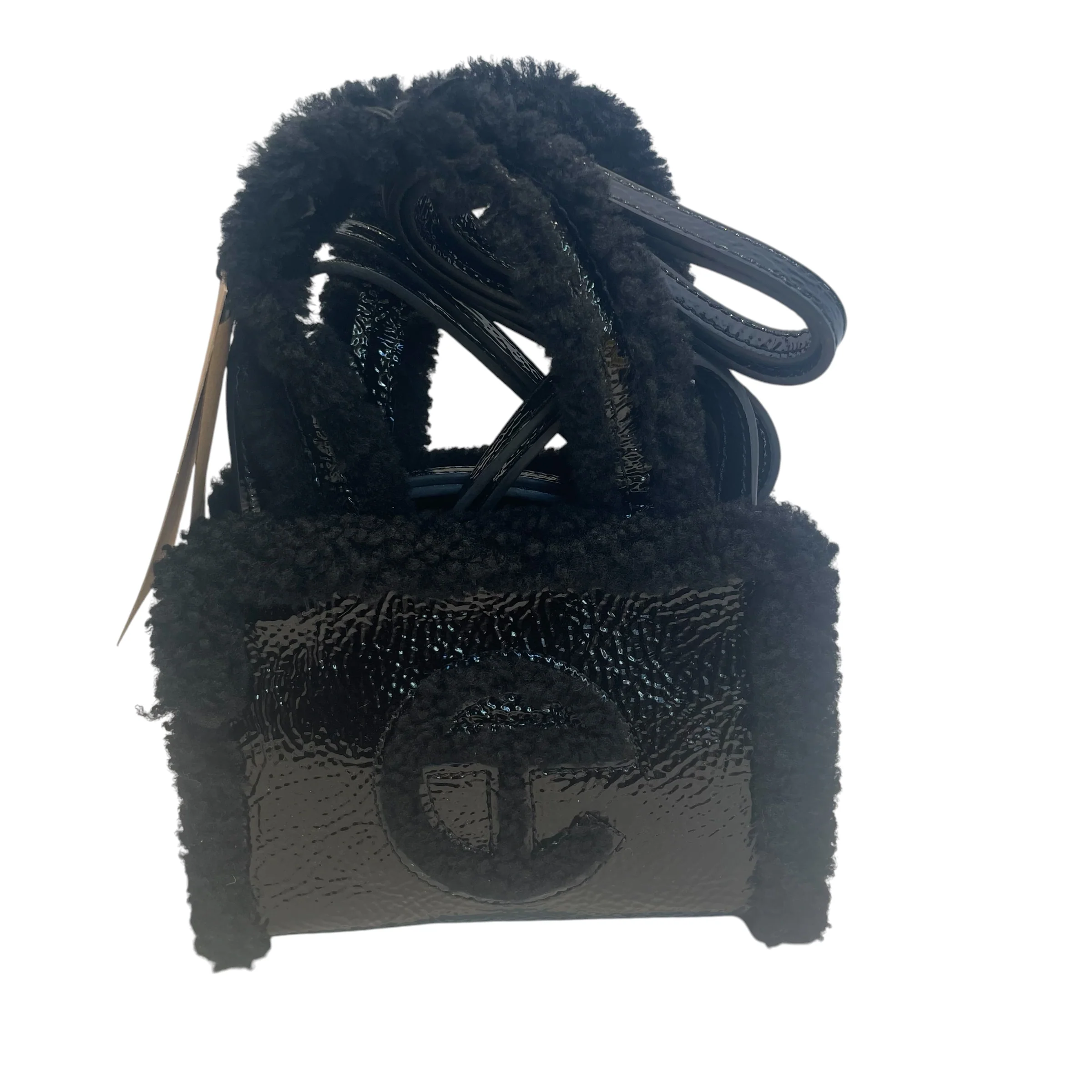 Telfar/UGG australia/Hand Bag/Leather/BLK/patent leather