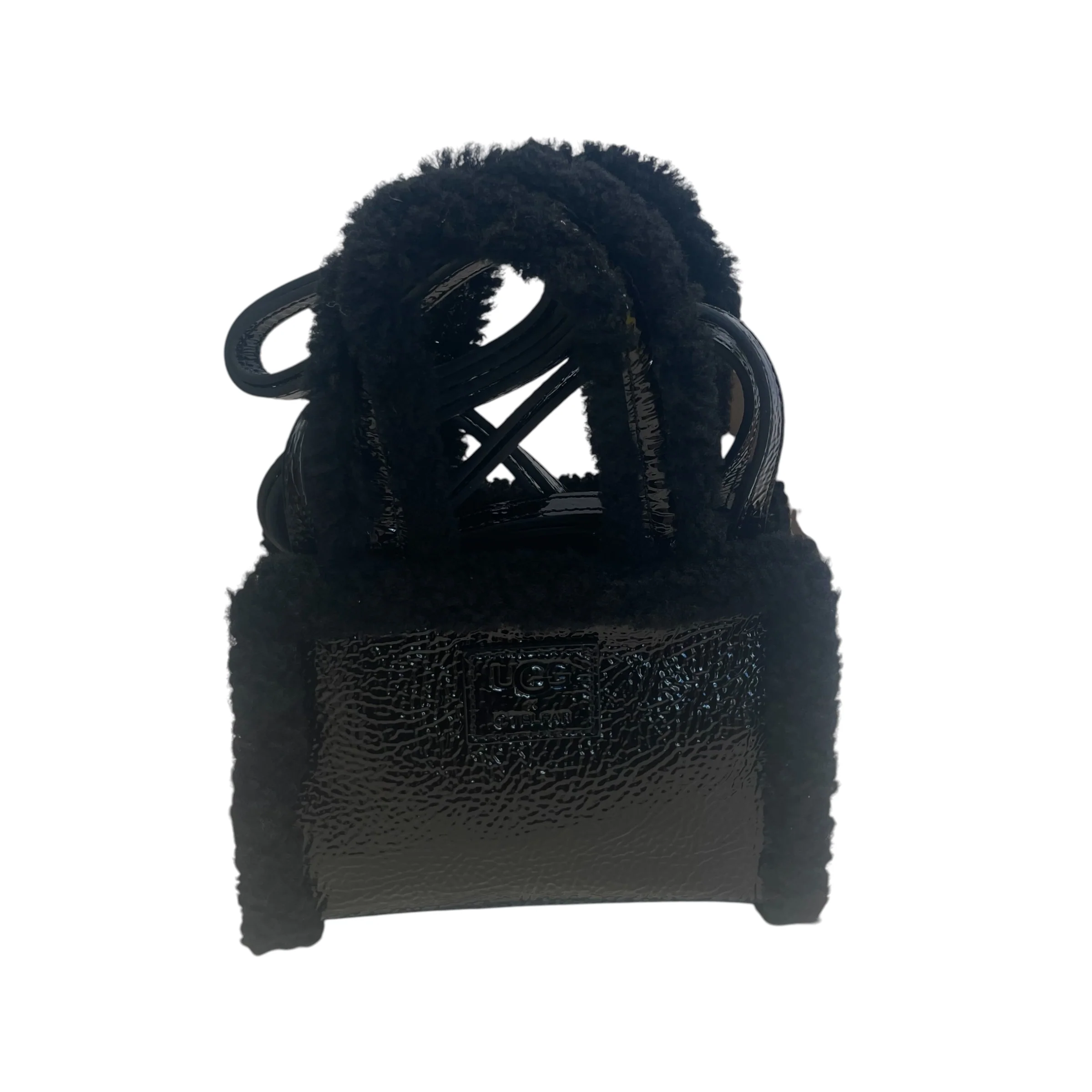 Telfar/UGG australia/Hand Bag/Leather/BLK/patent leather
