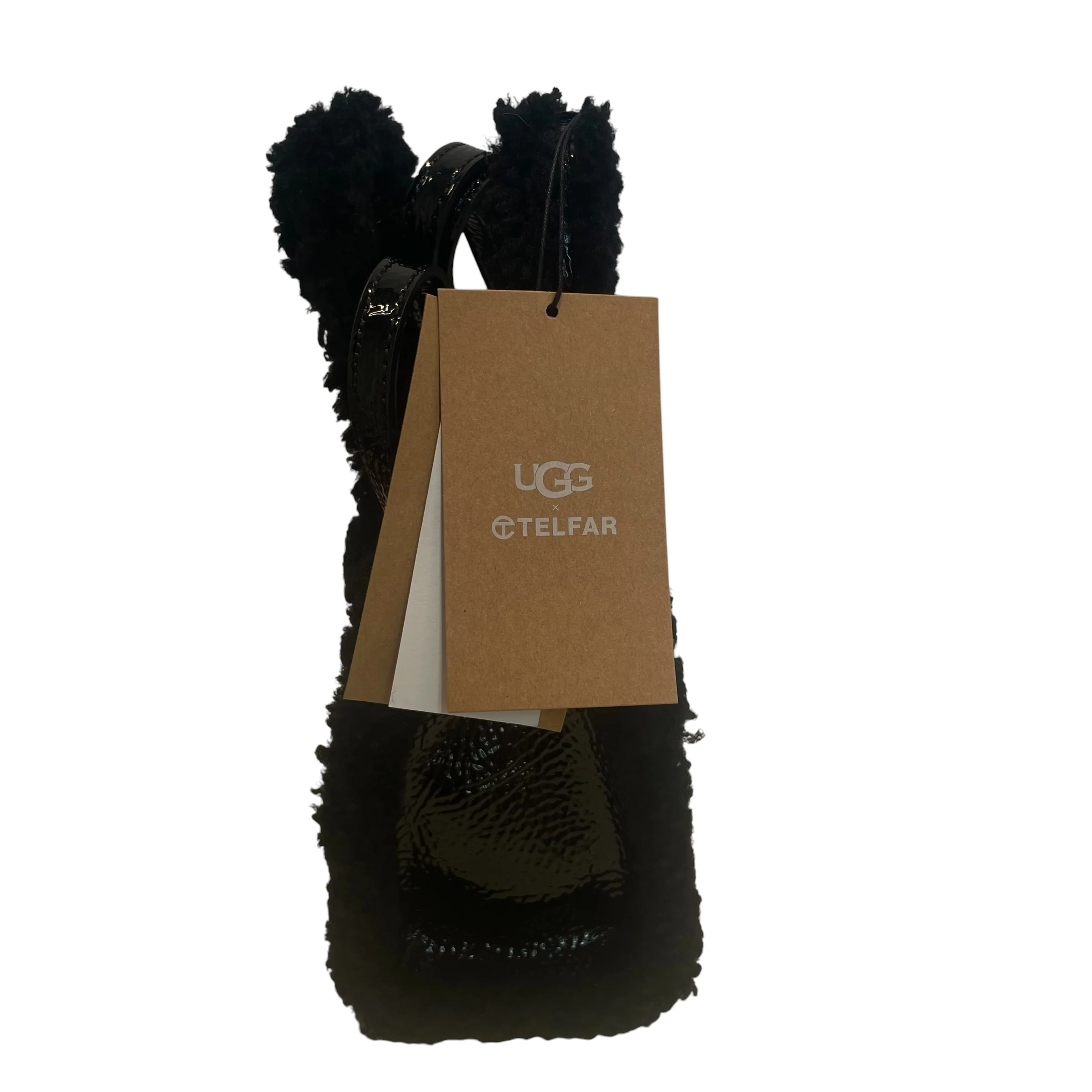 Telfar/UGG australia/Hand Bag/Leather/BLK/patent leather