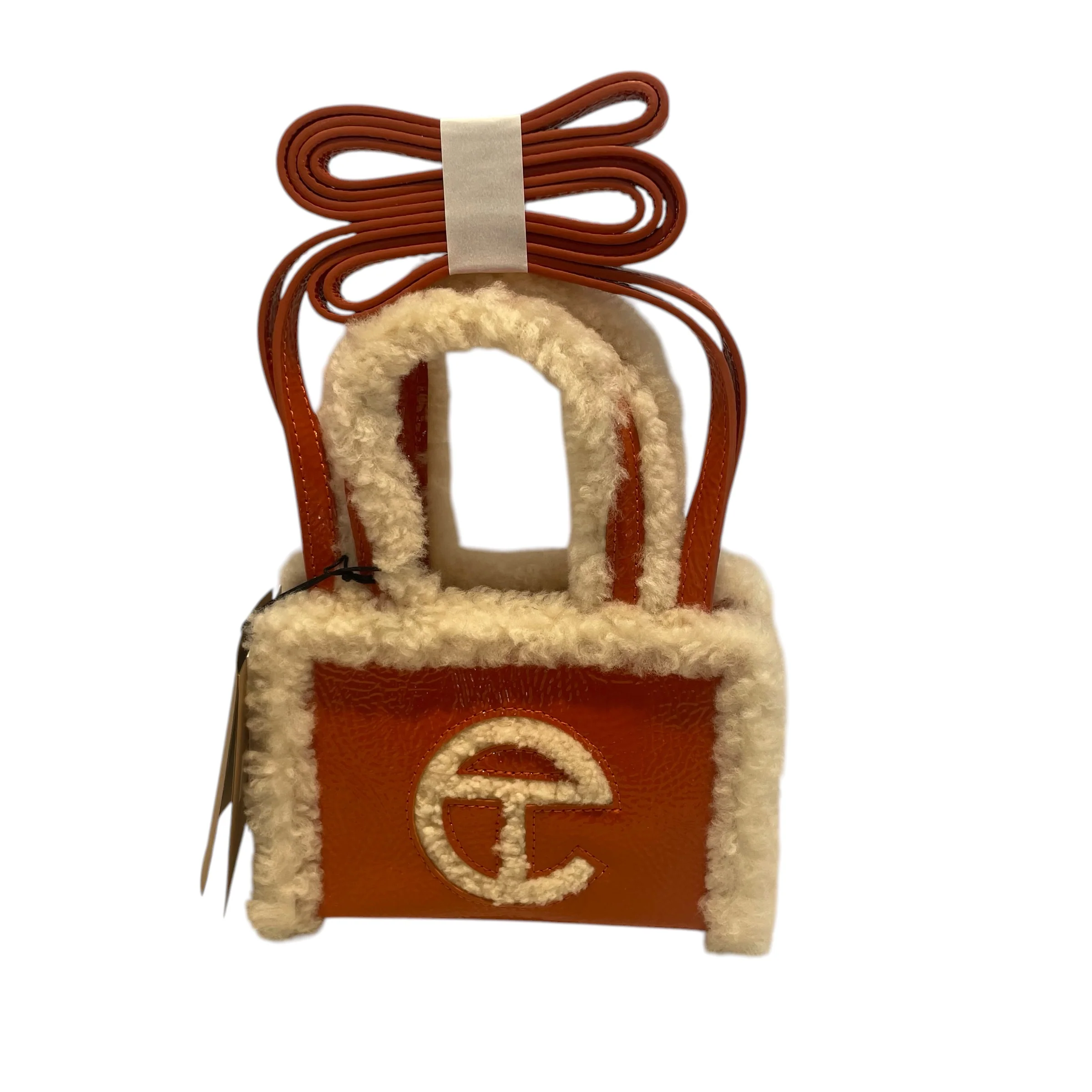 Telfar/UGG australia/Hand Bag/Leather/ORN/patent leather