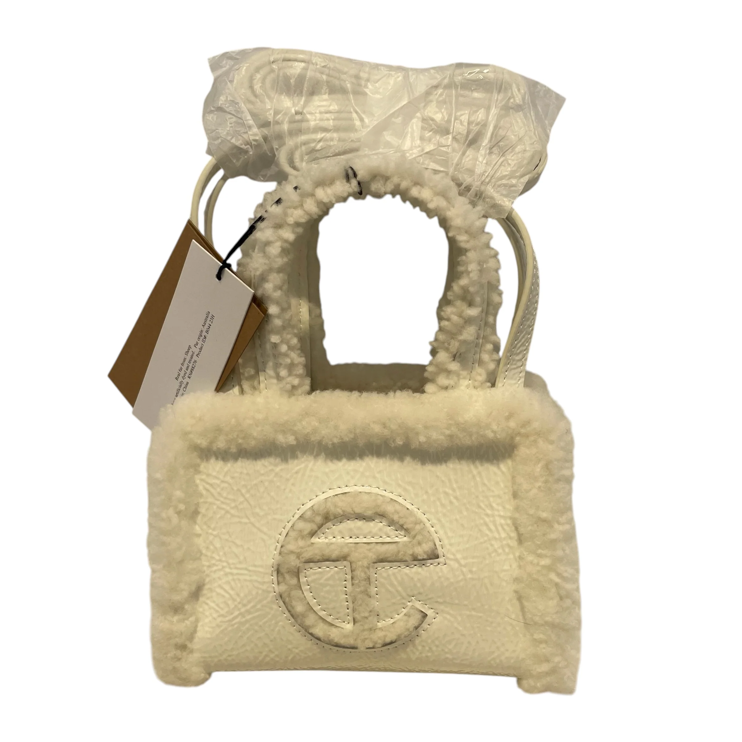 Telfar/UGG australia/Hand Bag/Leather/WHT/patent leather