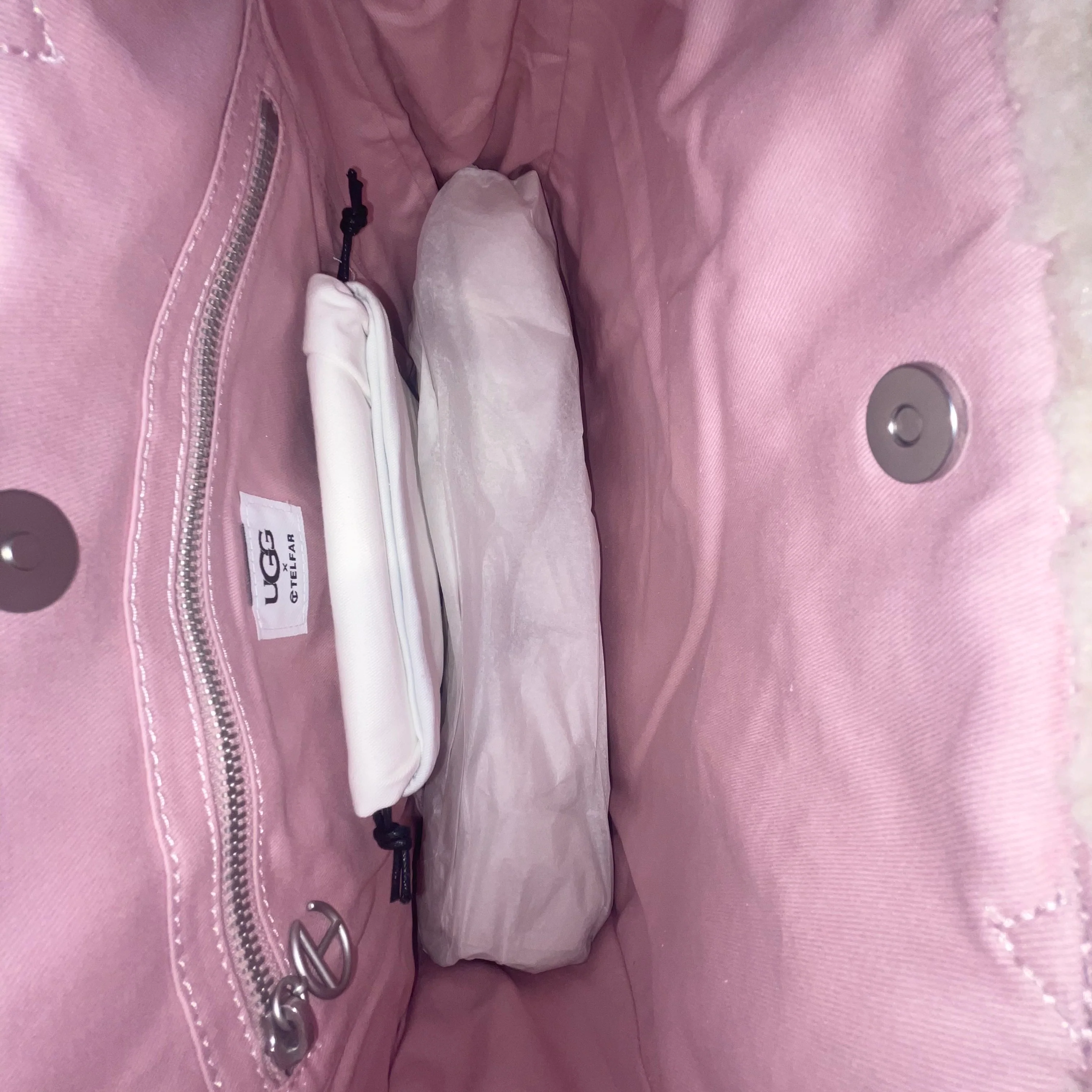 Telfar/UGG australia/Tote Bag/Suede/PNK/