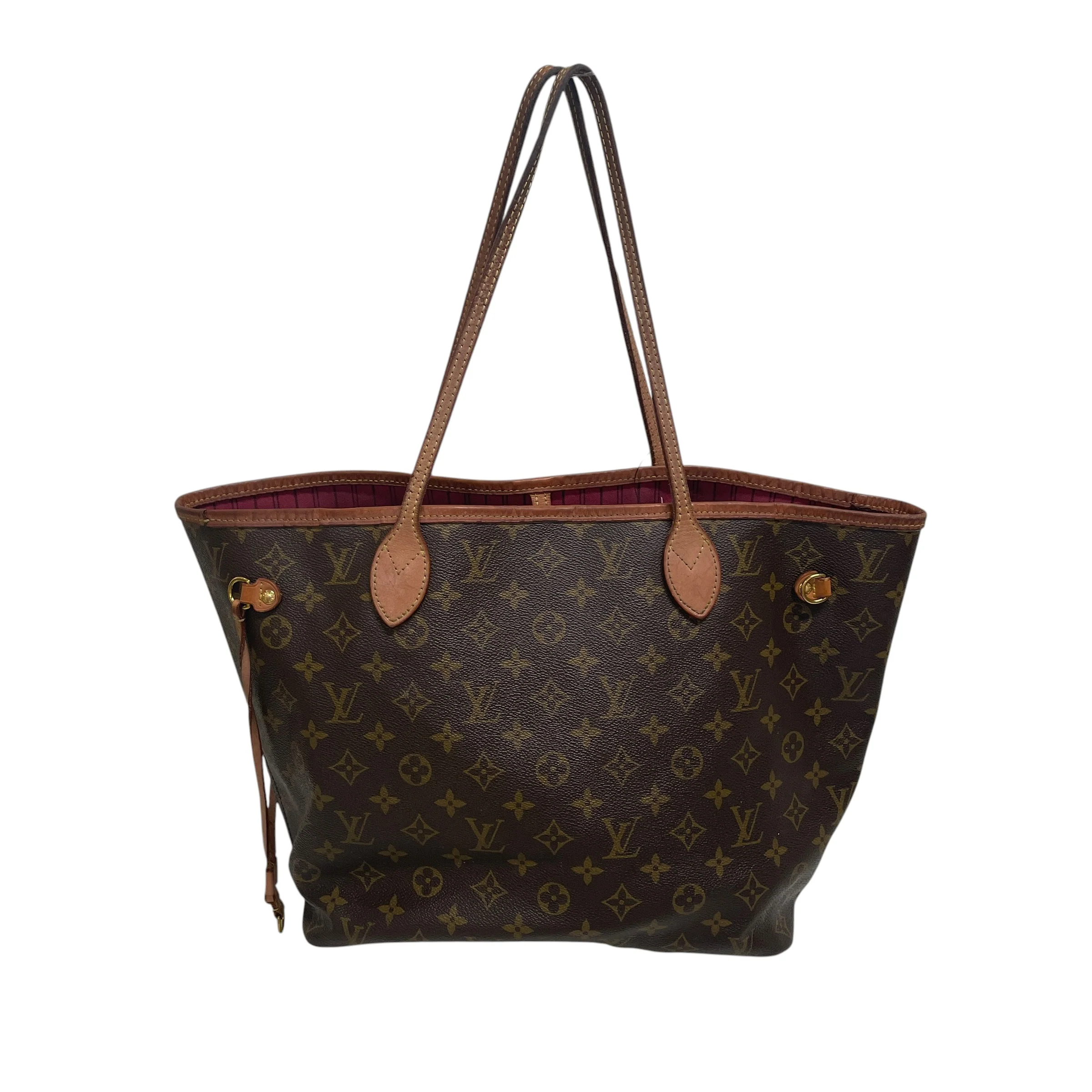 LOUIS VUITTON/Tote Bag/Monogram/Leather/BRW/MY99BW8/RED INTERIOR/STRIPE
