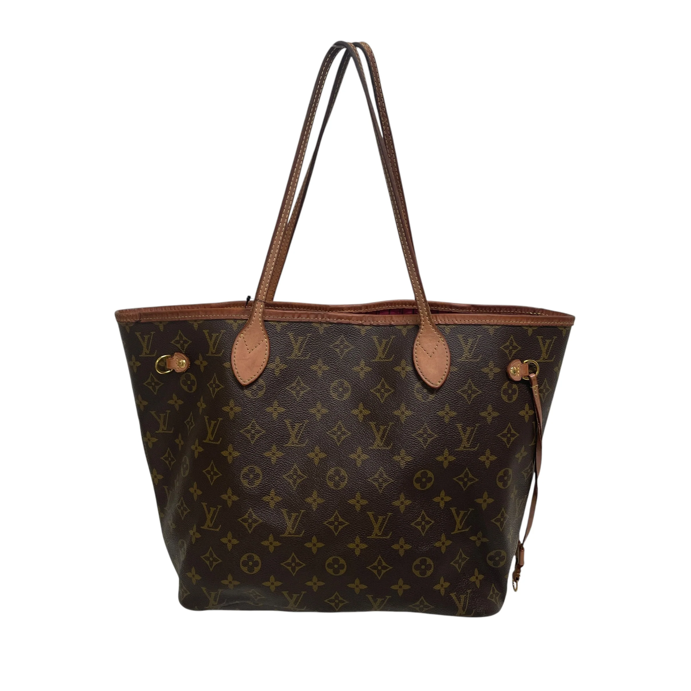 LOUIS VUITTON/Tote Bag/Monogram/Leather/BRW/MY99BW8/RED INTERIOR/STRIPE