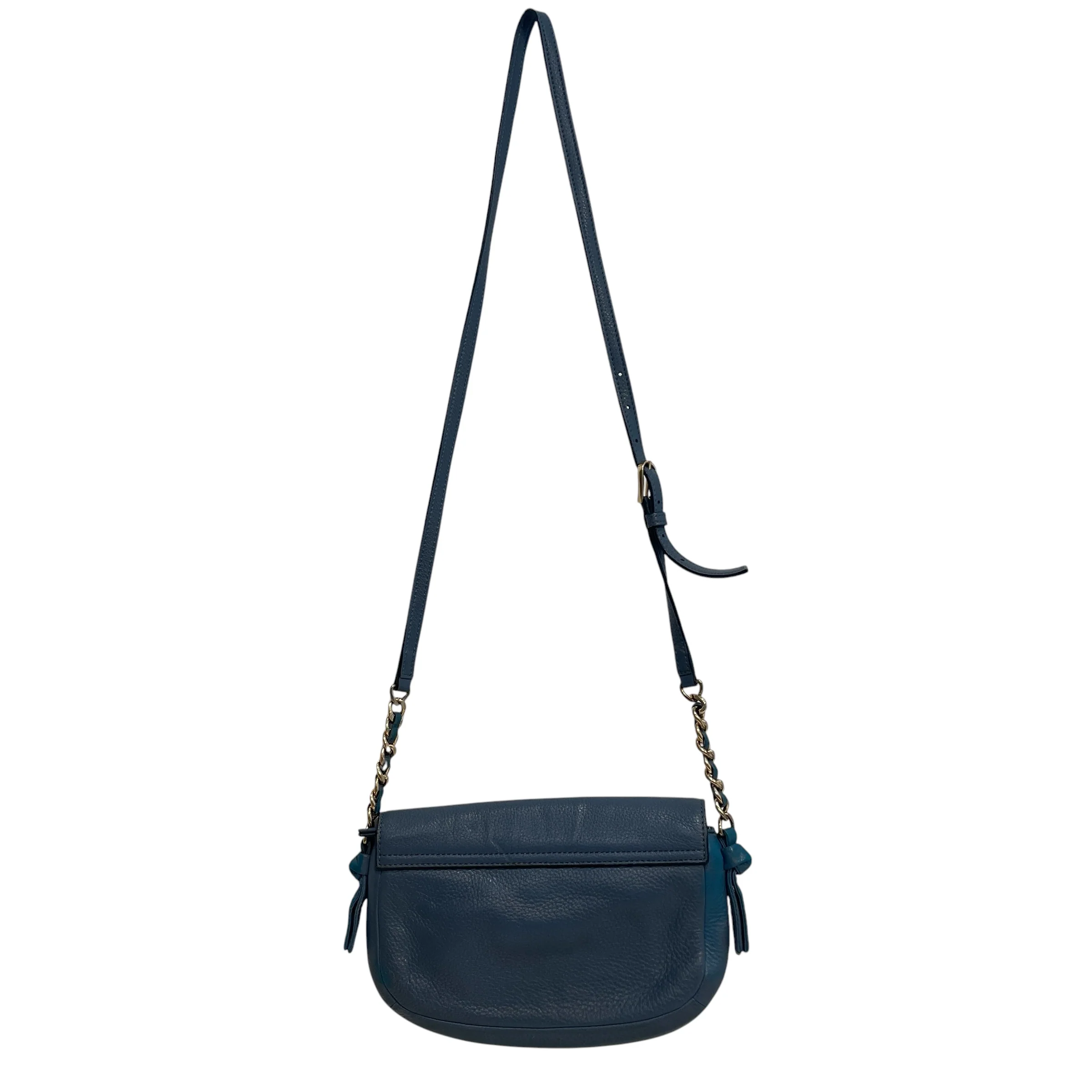 TORY BURCH/Cross Body Bag/Leather/BLU/Harper Blue Crossbody