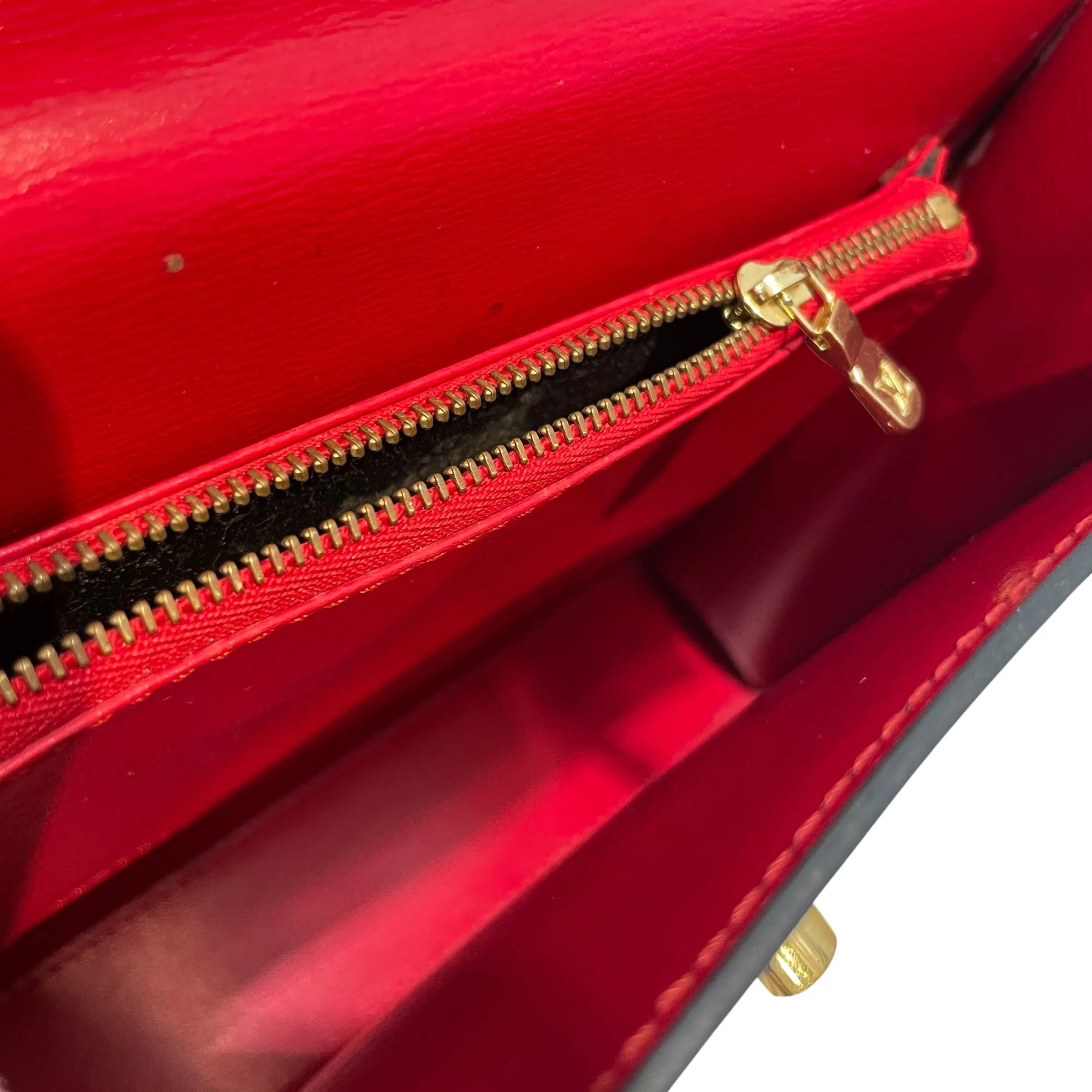 LOUIS VUITTON/Hand Bag/Leather/RED/Epi Malesherbes Handbag