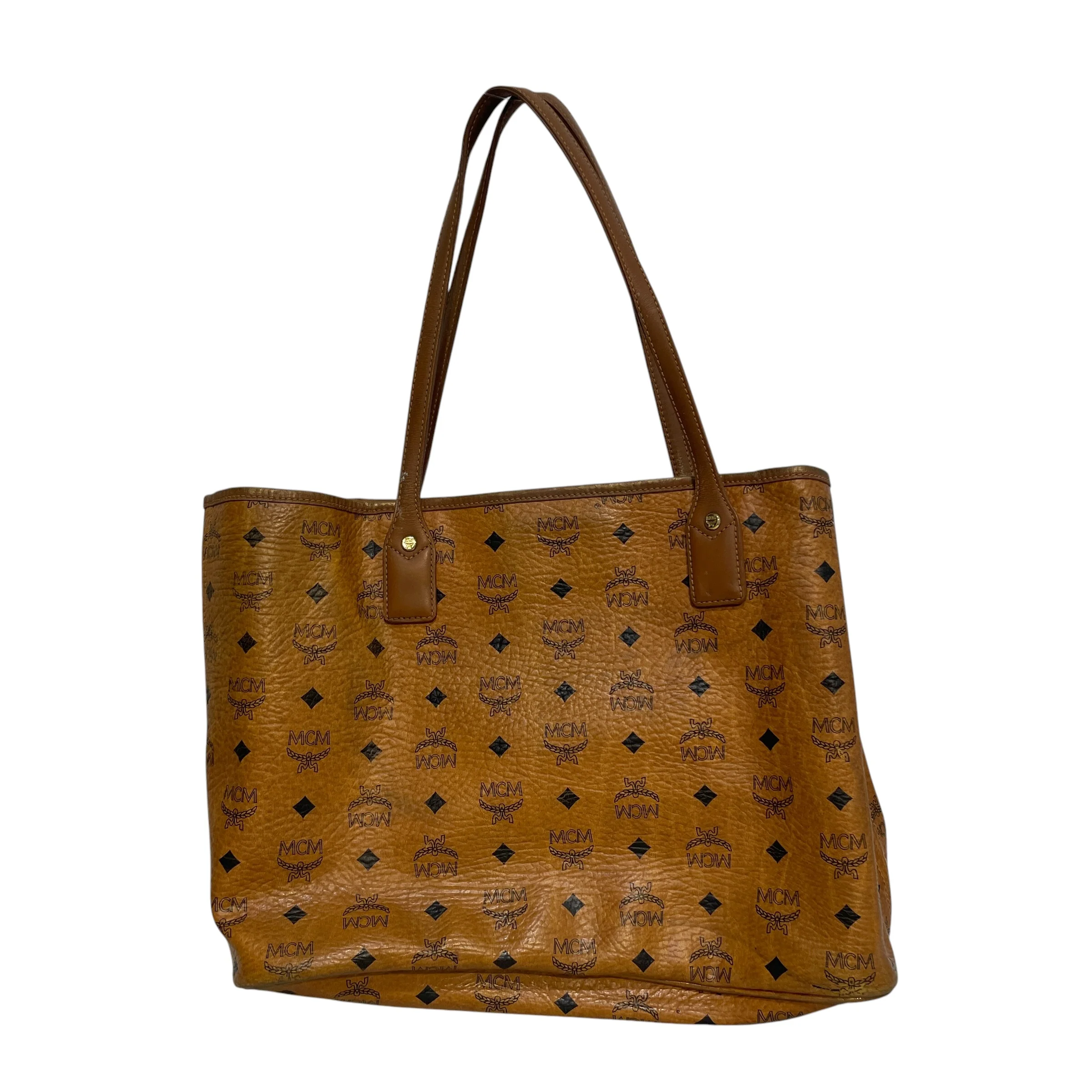MCM/Bag/Monogram/Leather/CML/Visetos Cognac Liz Bag