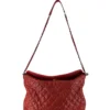 CHANEL/Tote Bag/Border/Leather/RED/FRENCH RIVIERA QUILTED HOBO