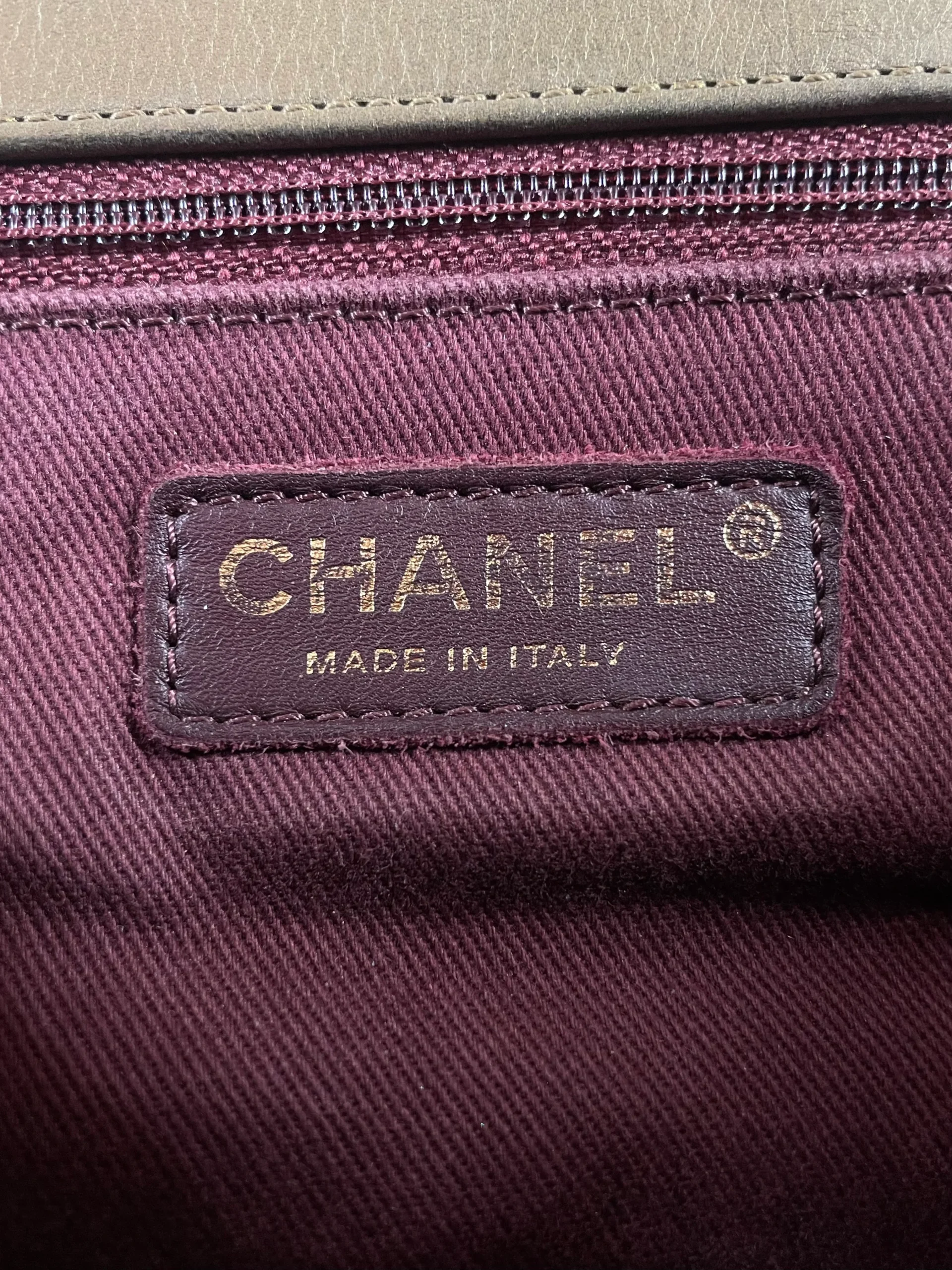 CHANEL/Cross Body Bag/Border/Leather/GLD/ISTANBUL ACCORDION FLAP BAG