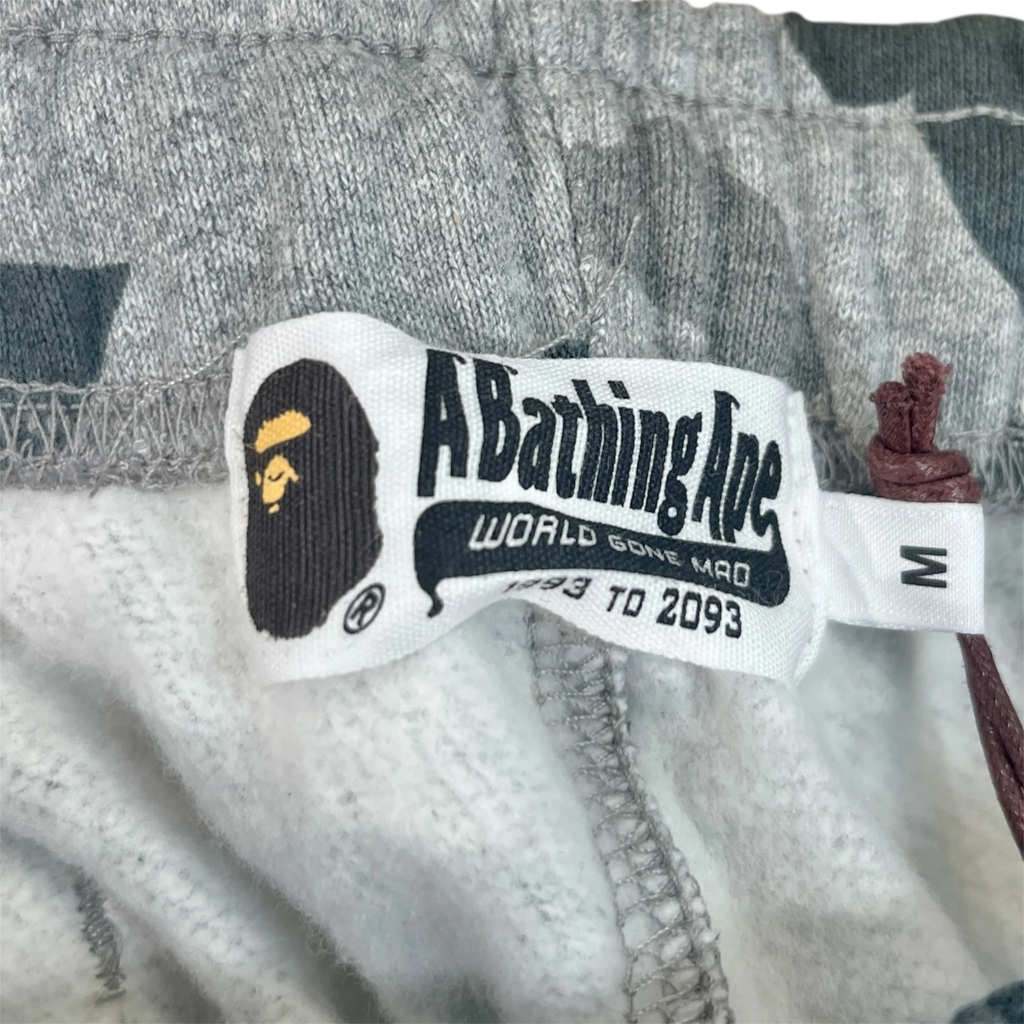A BATHING APE/Pants/M/Cotton/GRY/Camouflage/JOGGER