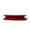 GUCCI/Cross Body Bag/Leather/RED/GG MARMONT WALLET ON CHAIN