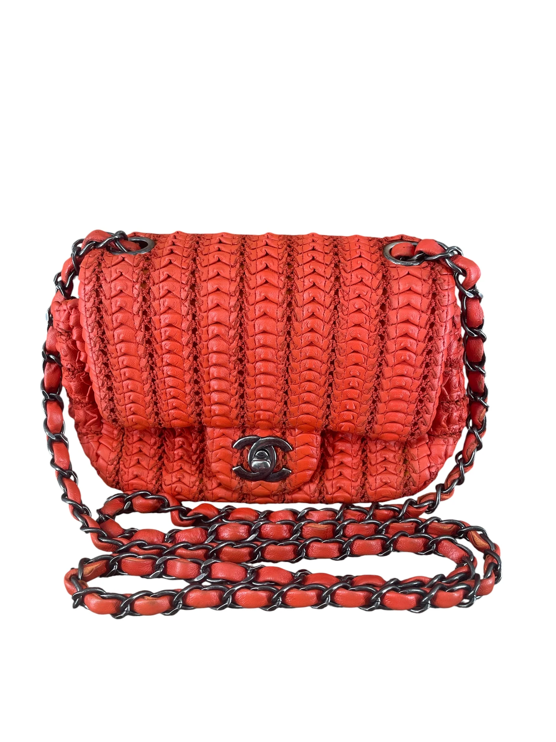 CHANEL/Cross Body Bag/Leather/ORN/PARIS-SEOUL MINI CROCHET