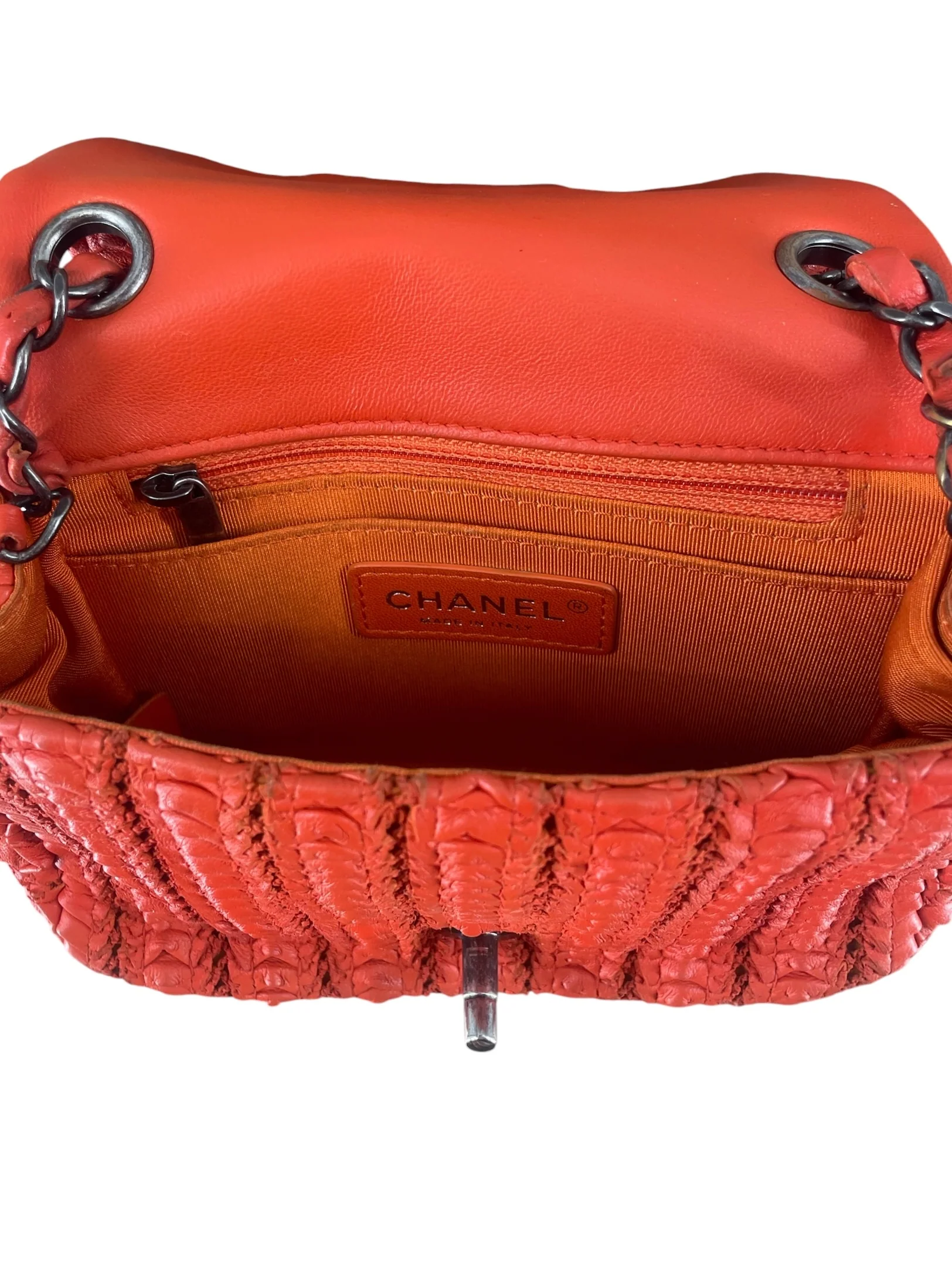 CHANEL/Cross Body Bag/Leather/ORN/PARIS-SEOUL MINI CROCHET