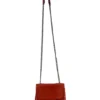 CHANEL/Cross Body Bag/Border/Leather/RED/WILD STITCH SMALL FLAP