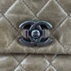 CHANEL/Hand Bag/Border/Leather/BRW/MATELASSE QUILTED BOY BAG