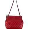 CHANEL/Cross Body Bag/Leather/RED/IN THE MIX LEATHER FLAP MSGR
