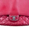 CHANEL/Cross Body Bag/Leather/RED/IN THE MIX LEATHER FLAP MSGR