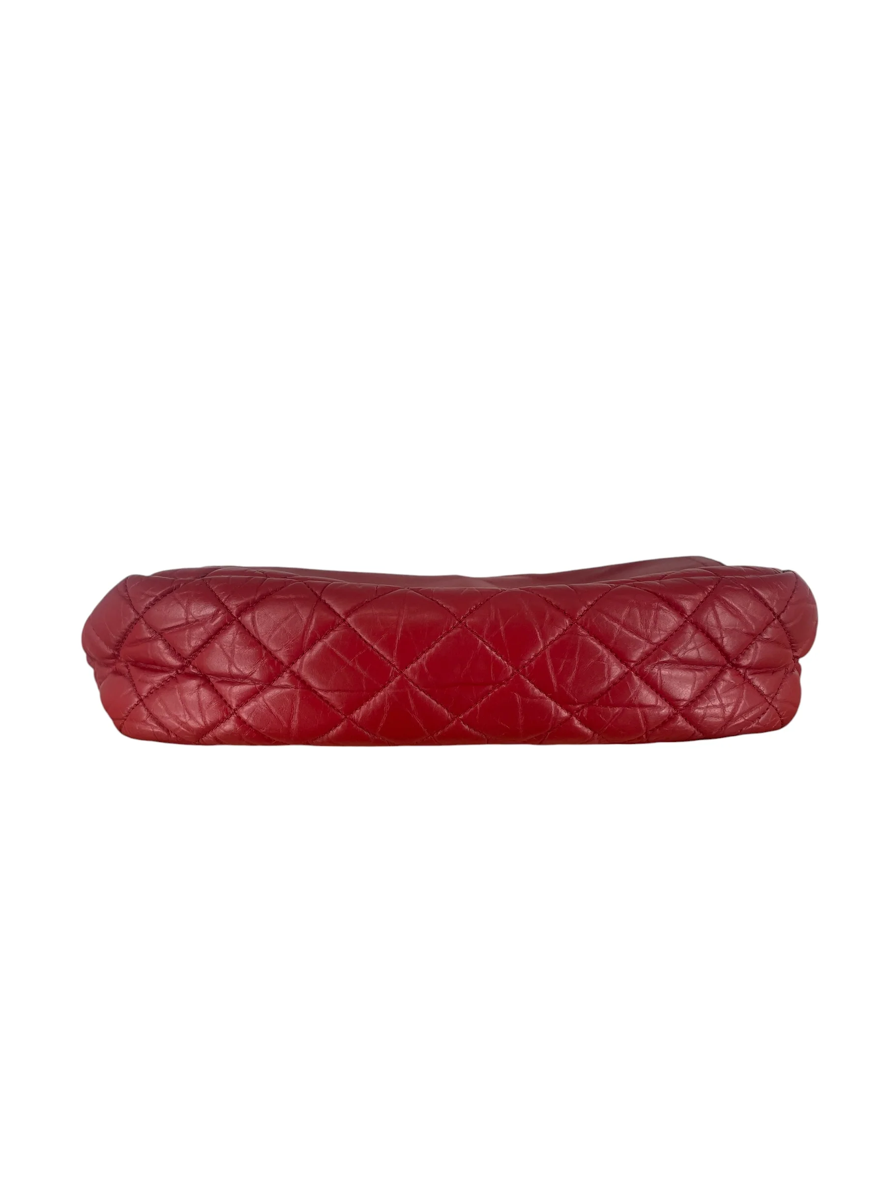 CHANEL/Cross Body Bag/Leather/RED/IN THE MIX LEATHER FLAP MSGR