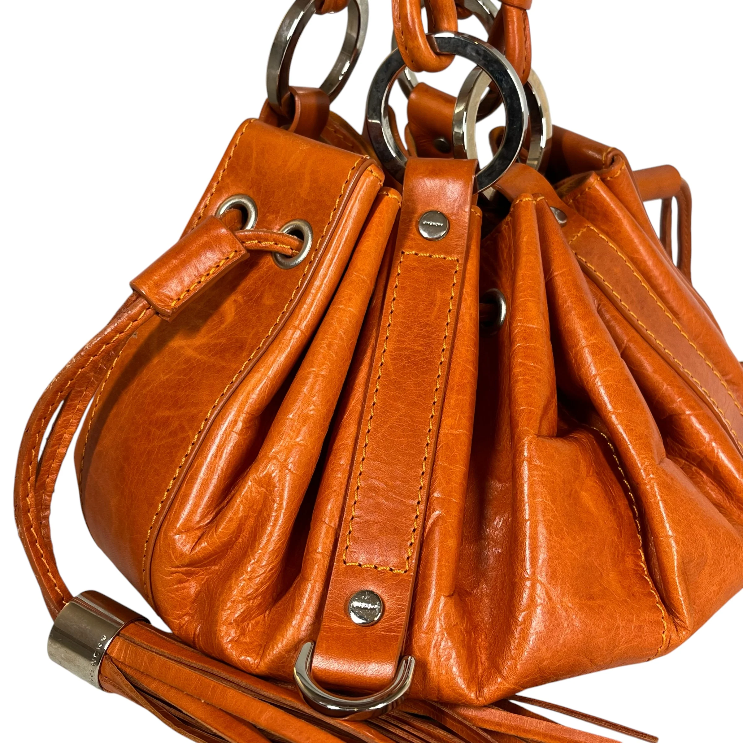 GIVENCHY/Hand Bag/Leather/ORN/SMALL PUMPKIN BAG
