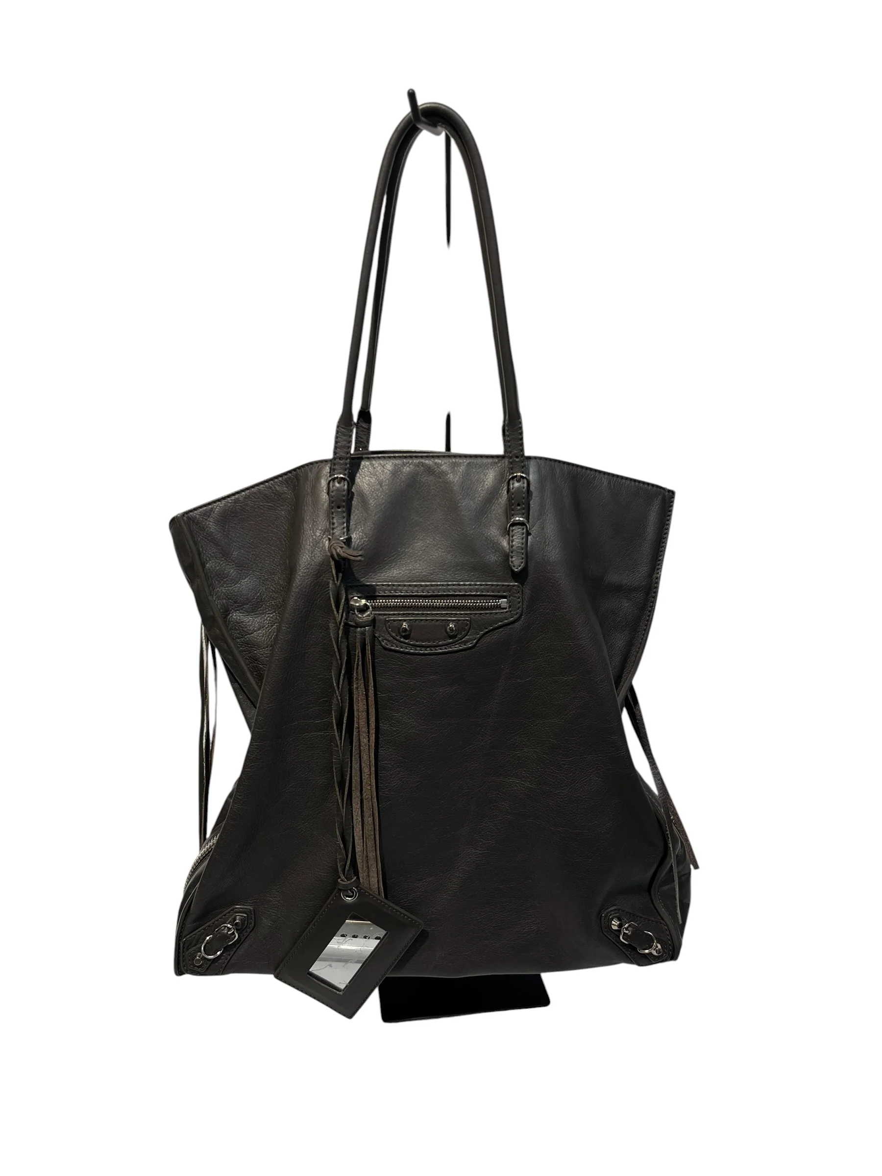 BALENCIAGA/Hand Bag/Lambskin/GRY/
