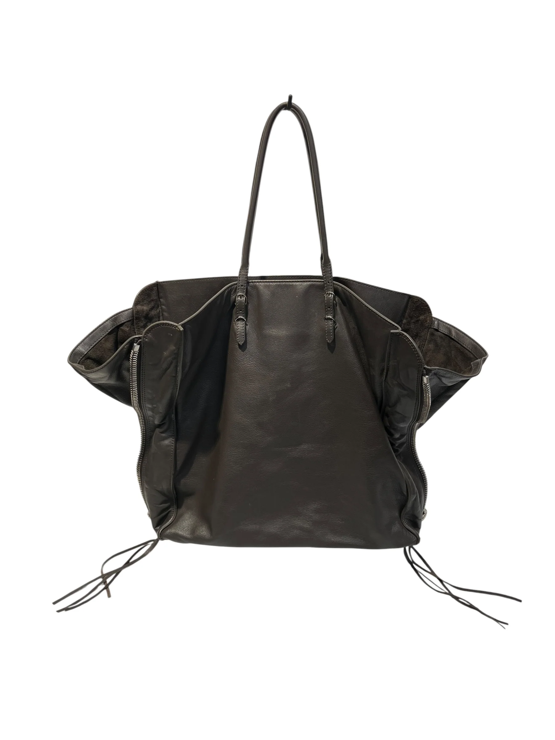 BALENCIAGA/Hand Bag/Lambskin/GRY/