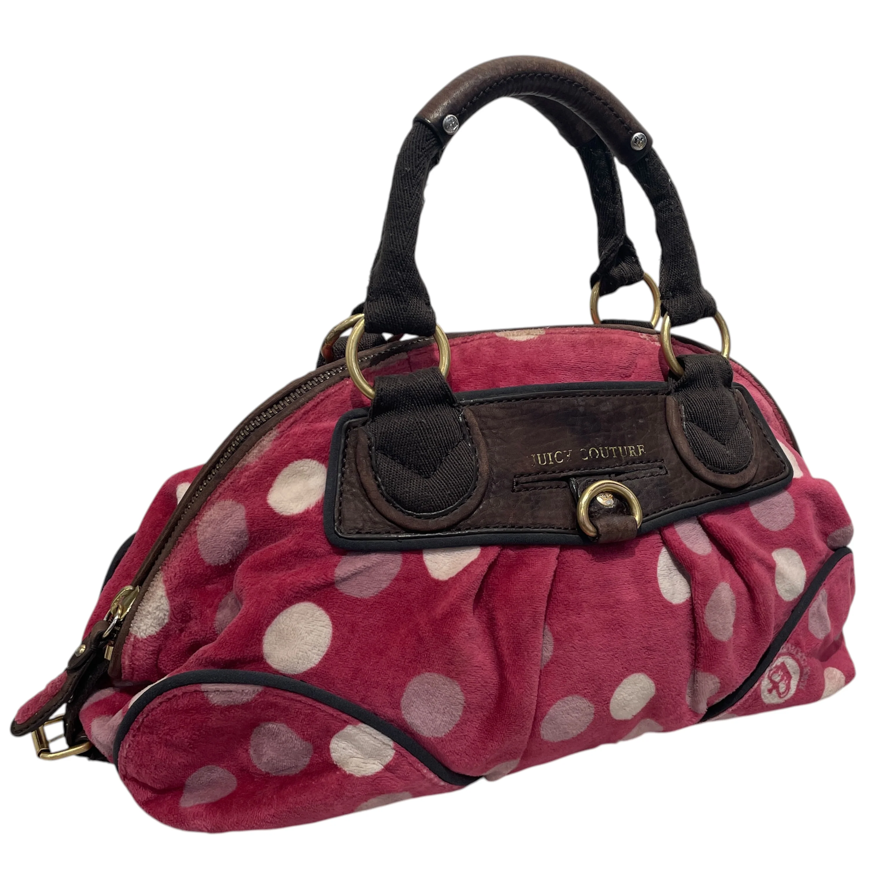 JUICY COUTURE/Hand Bag/Polka dot/PNK/