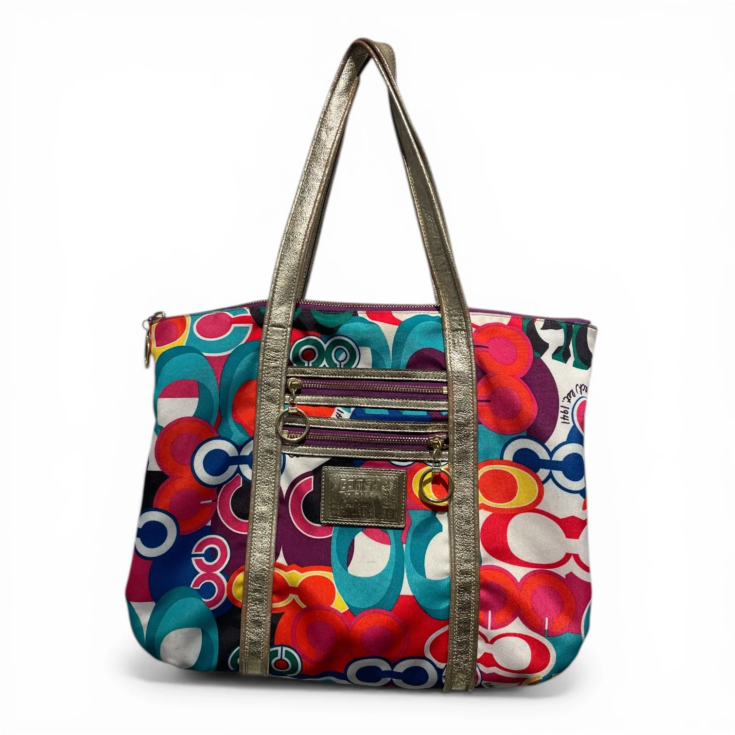 COACH/Tote Bag/Monogram/Nylon/MLT/