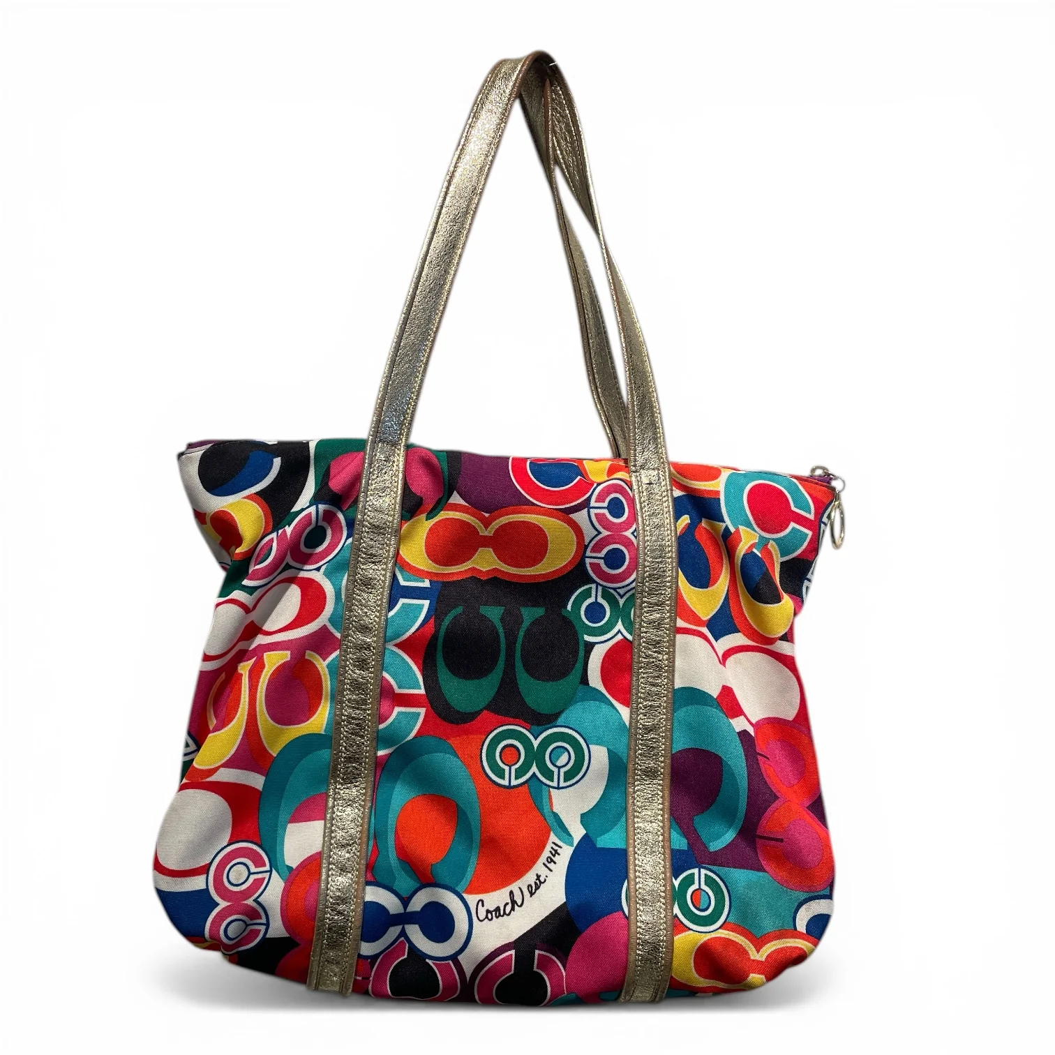 COACH/Tote Bag/Monogram/Nylon/MLT/