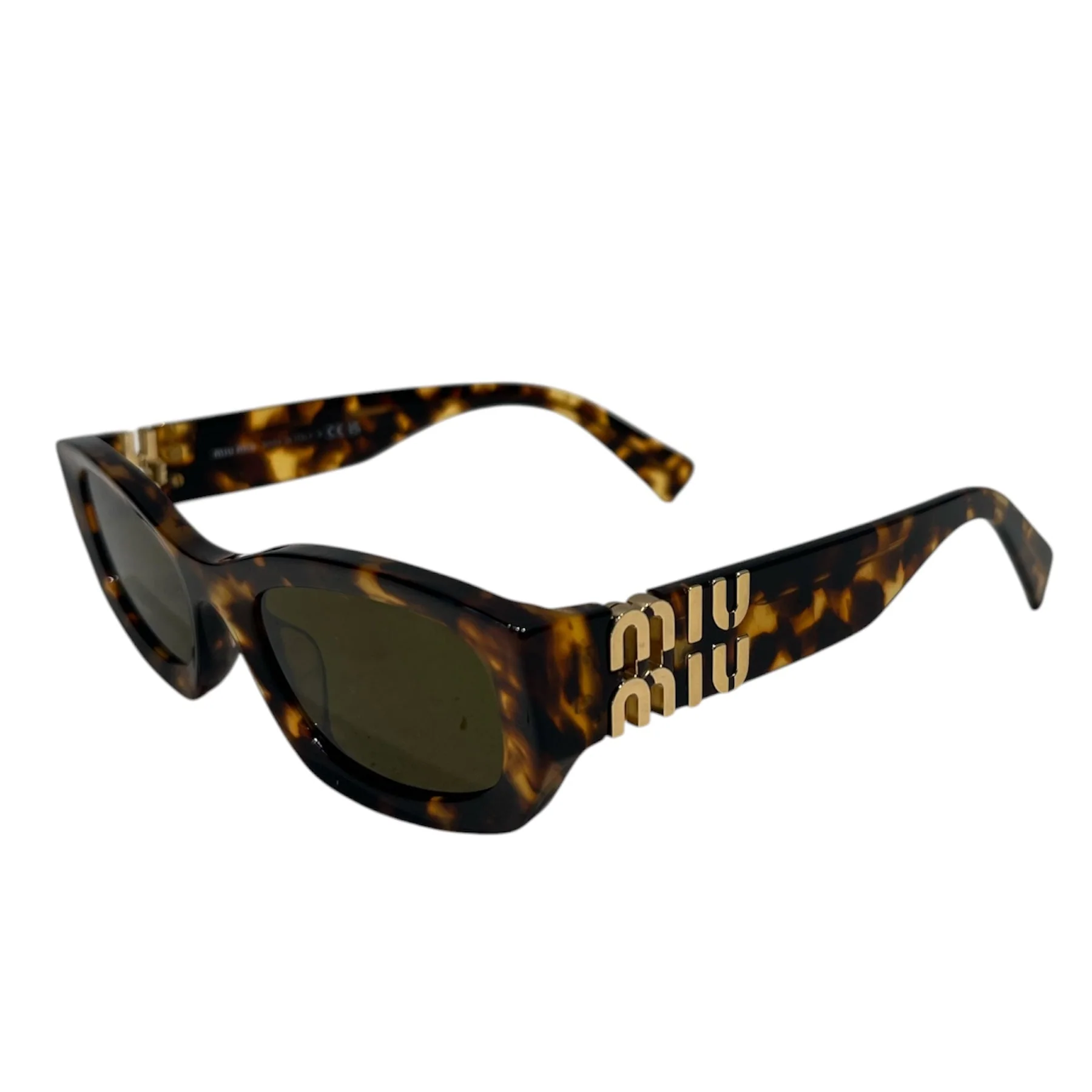 MIU MIU/Sunglasses/All Over Print/Plastic/BRD/Oval/8p15071538h