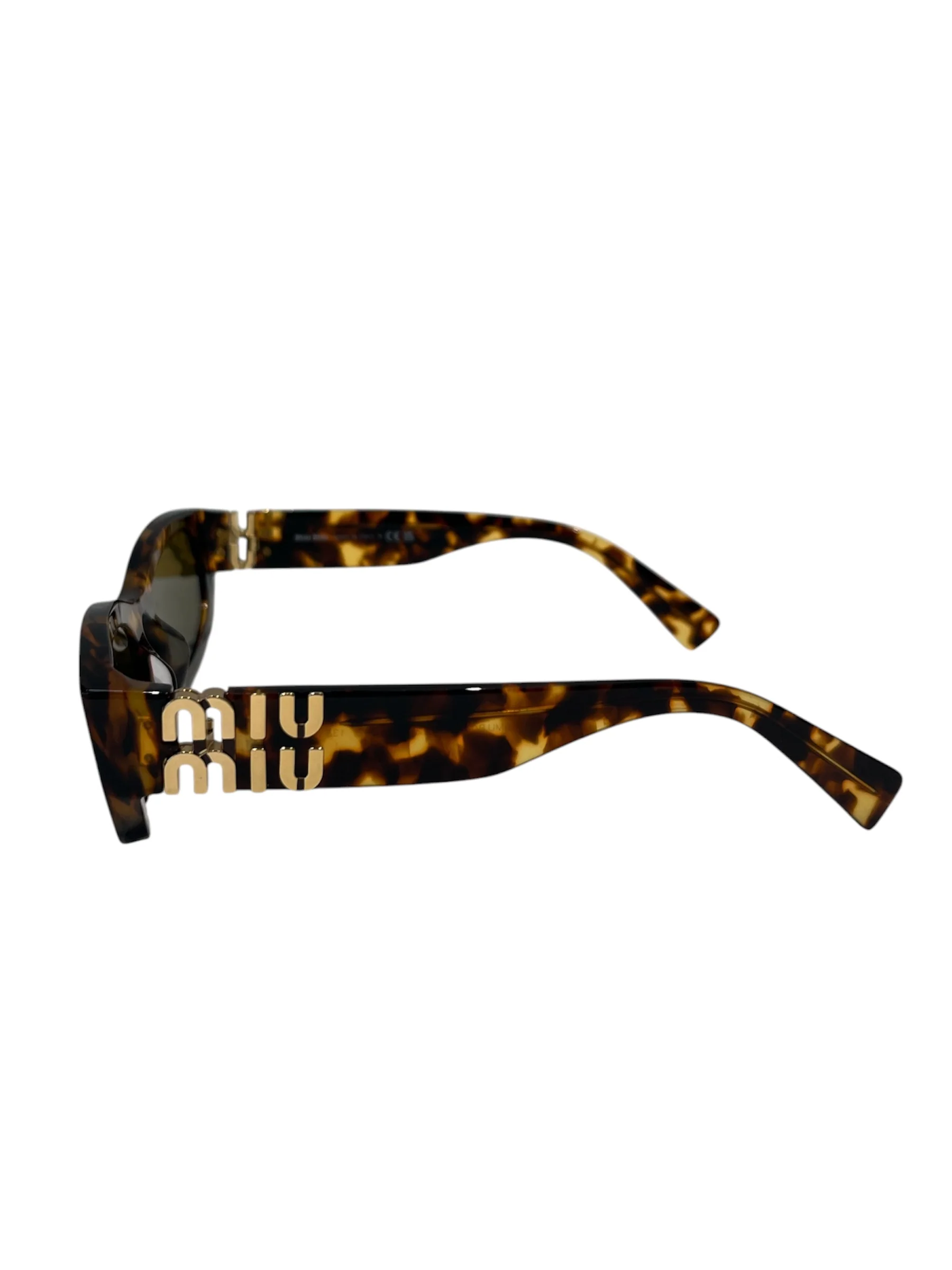 MIU MIU/Sunglasses/All Over Print/Plastic/BRD/Oval/8p15071538h