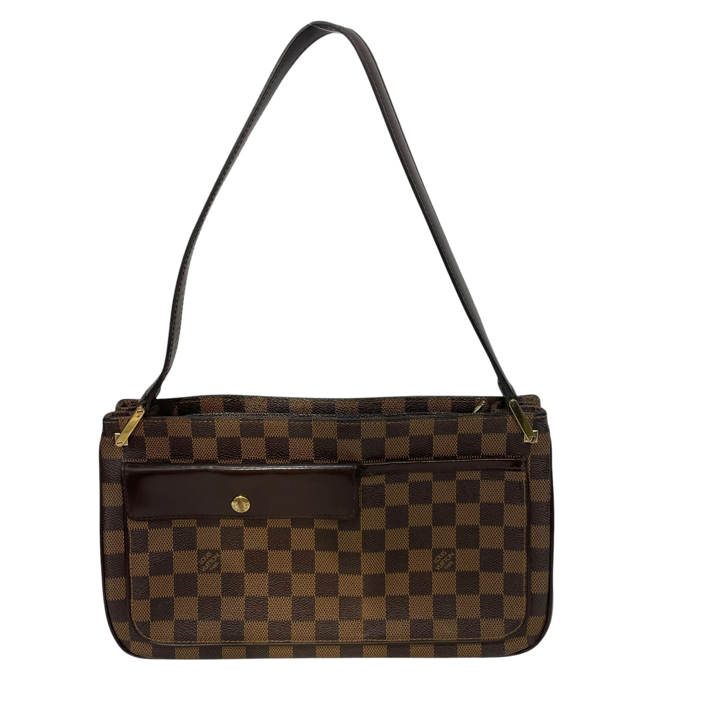 LOUIS VUITTON/Hand Bag/Monogram/Leather/BRW/Aubagne