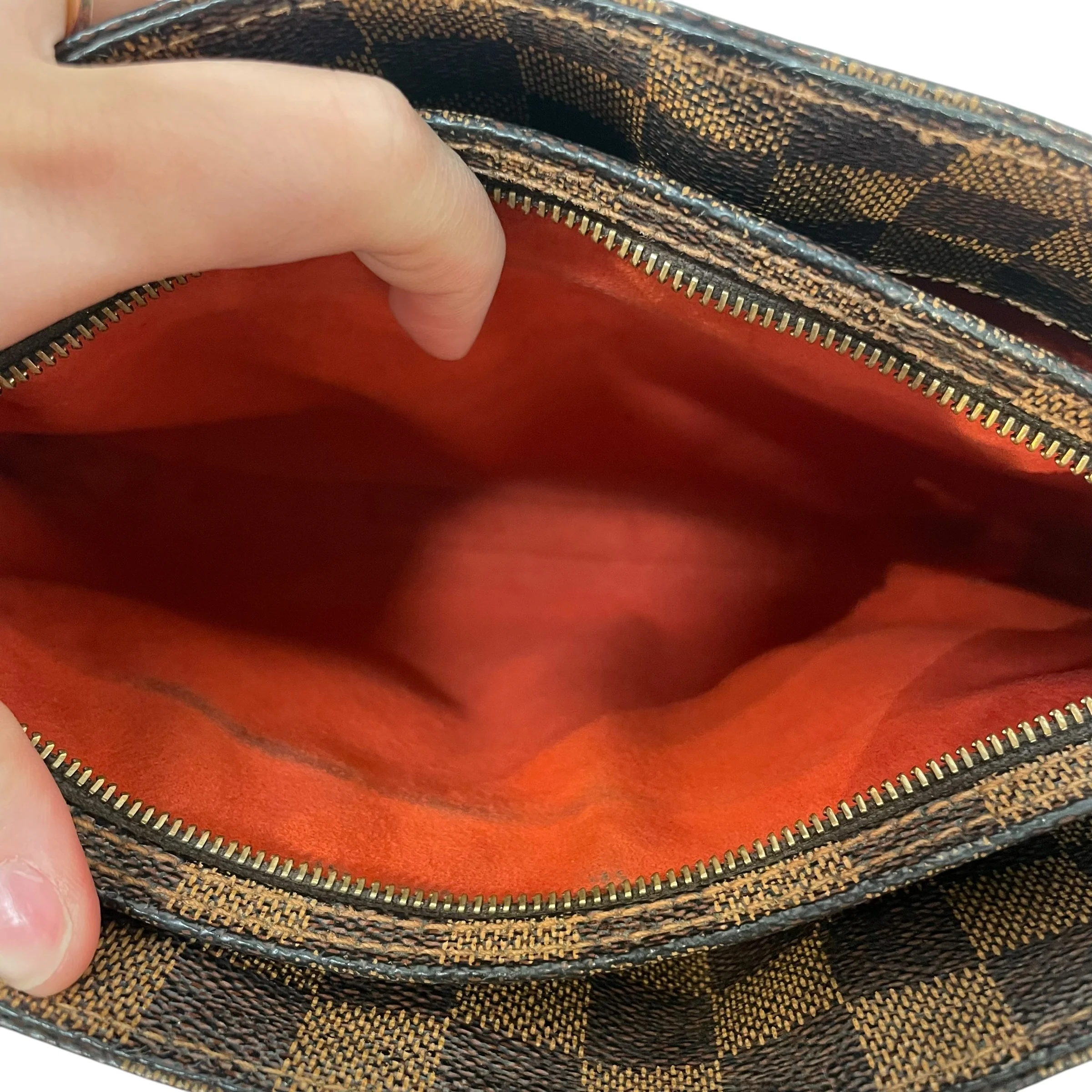 LOUIS VUITTON/Hand Bag/Monogram/Leather/BRW/Aubagne