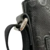 GUCCI/Cross Body Bag/Monogram/Leather/BLK/406410-498879