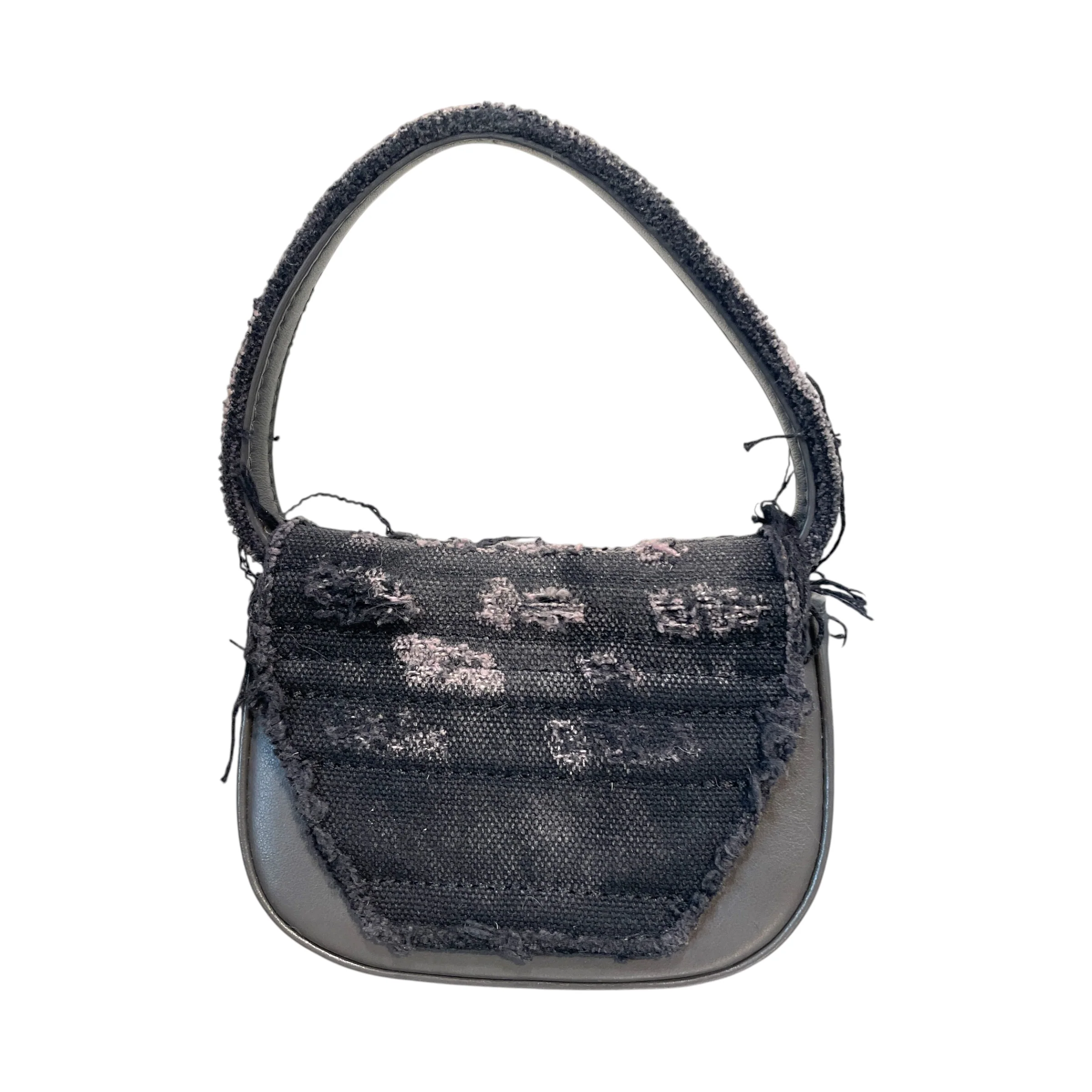 DIESEL/Bag/All Over Print/Denim/GRY/1DR XS Distressed Bag
