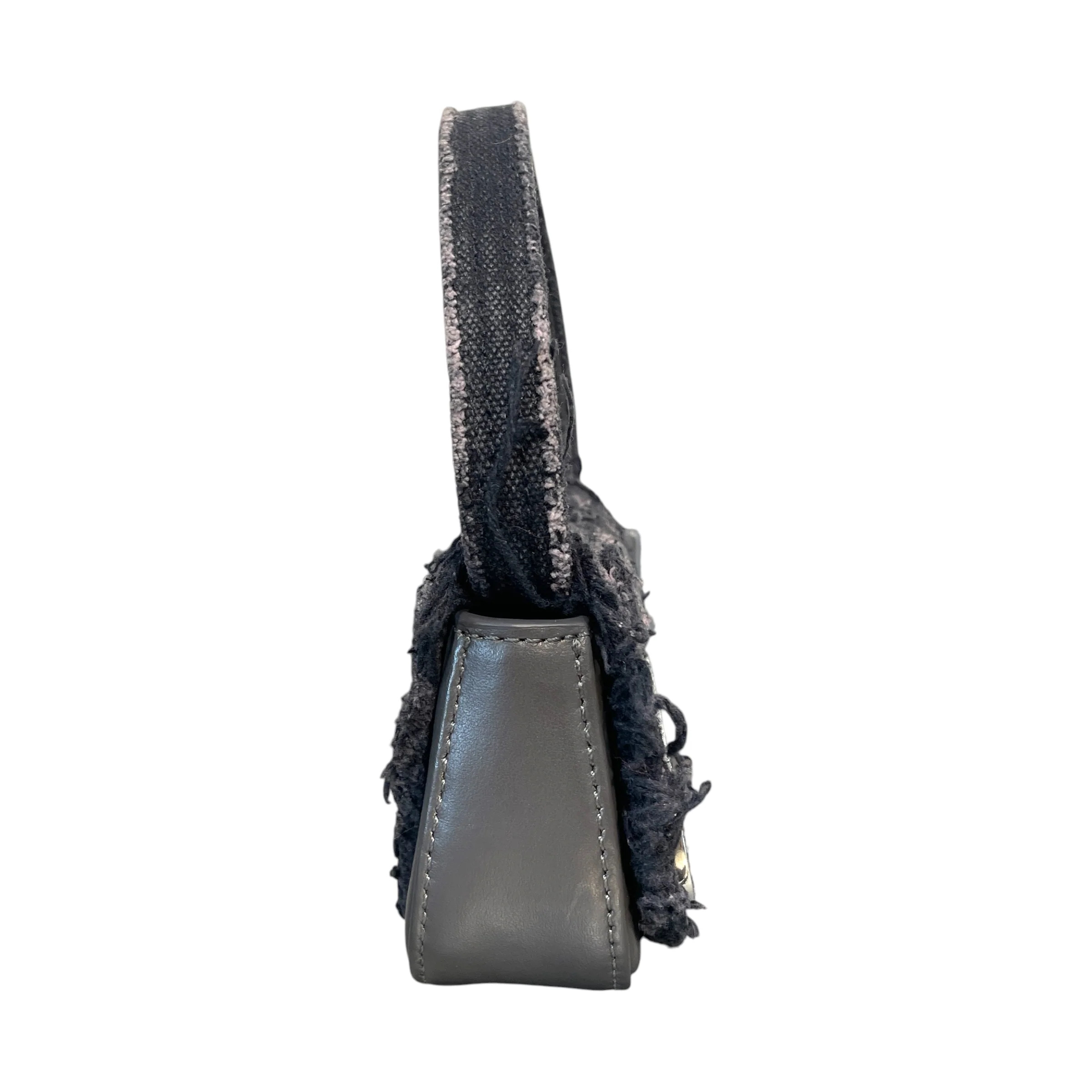 DIESEL/Bag/All Over Print/Denim/GRY/1DR XS Distressed Bag