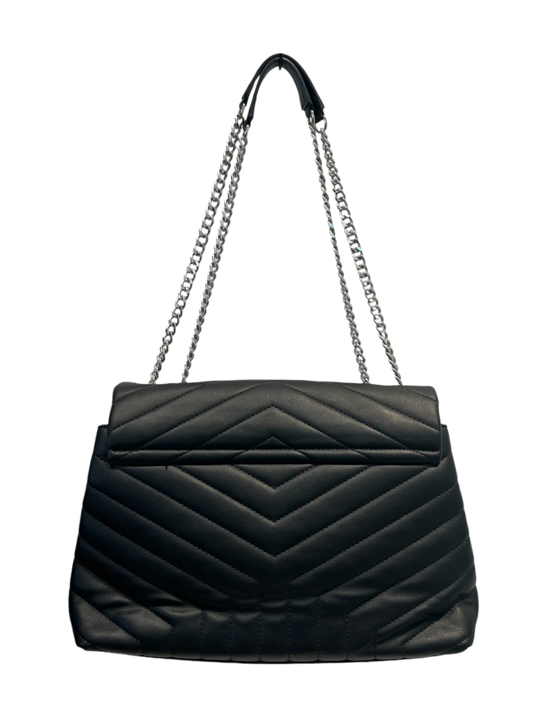 YVES SAINT LAURENT/Hand Bag/Leather/BLK/