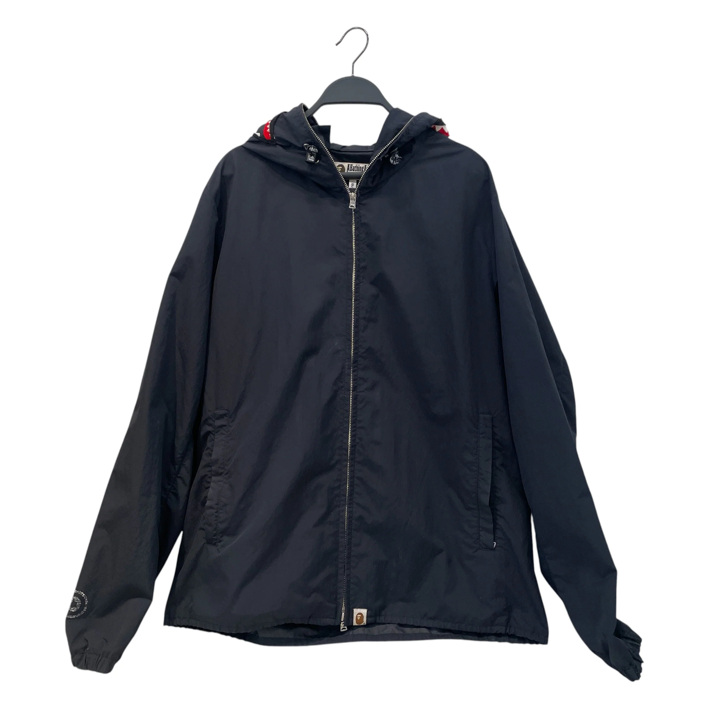 A BATHING APE/Windbreaker/XXL/Nylon/BLK/Full Tiger Zip