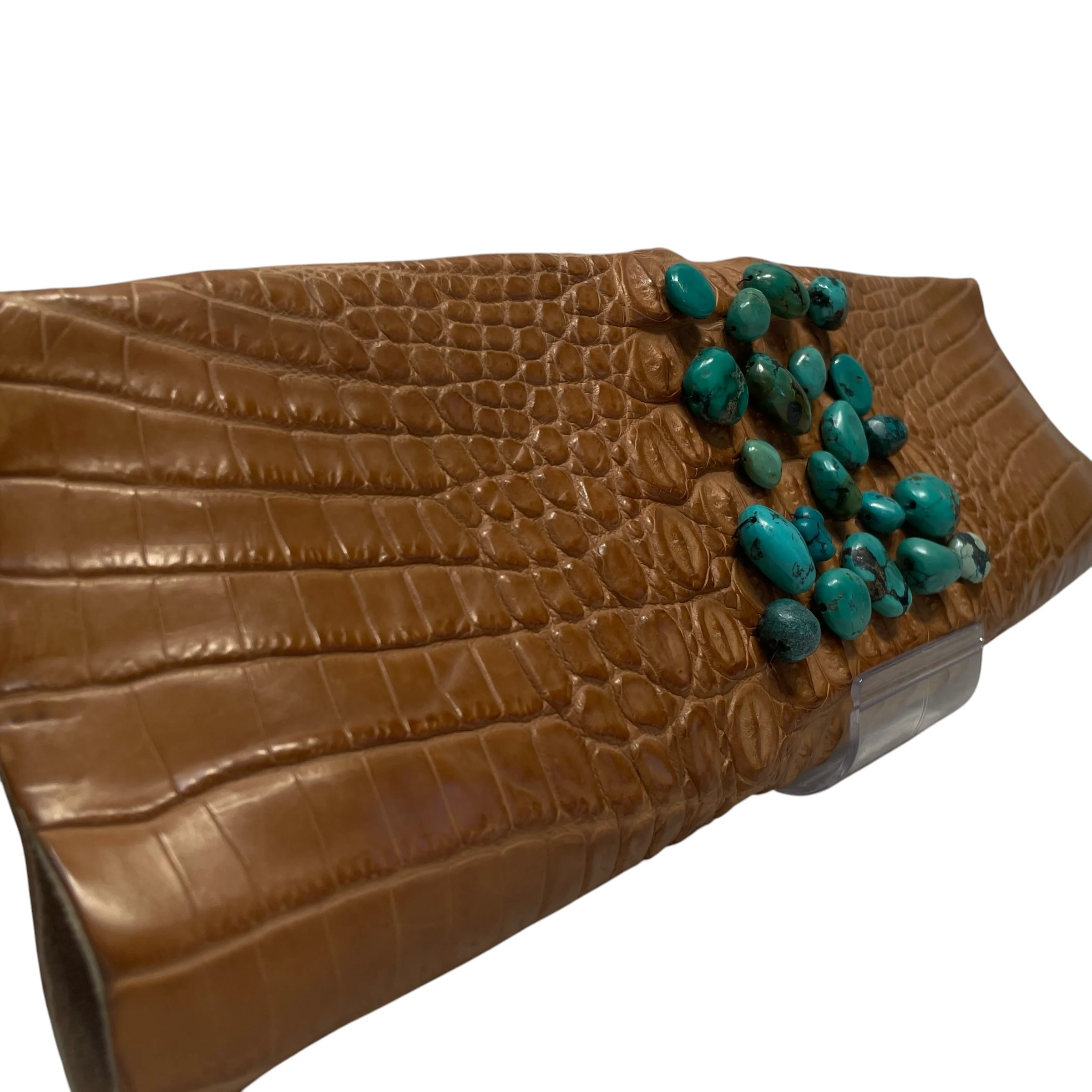 2404-gambelle-clutch-bag-leather-cml-turqiouse-stones-6.webp Gambelle /Clutch Bag/Leather/CML/Turqiouse Stones