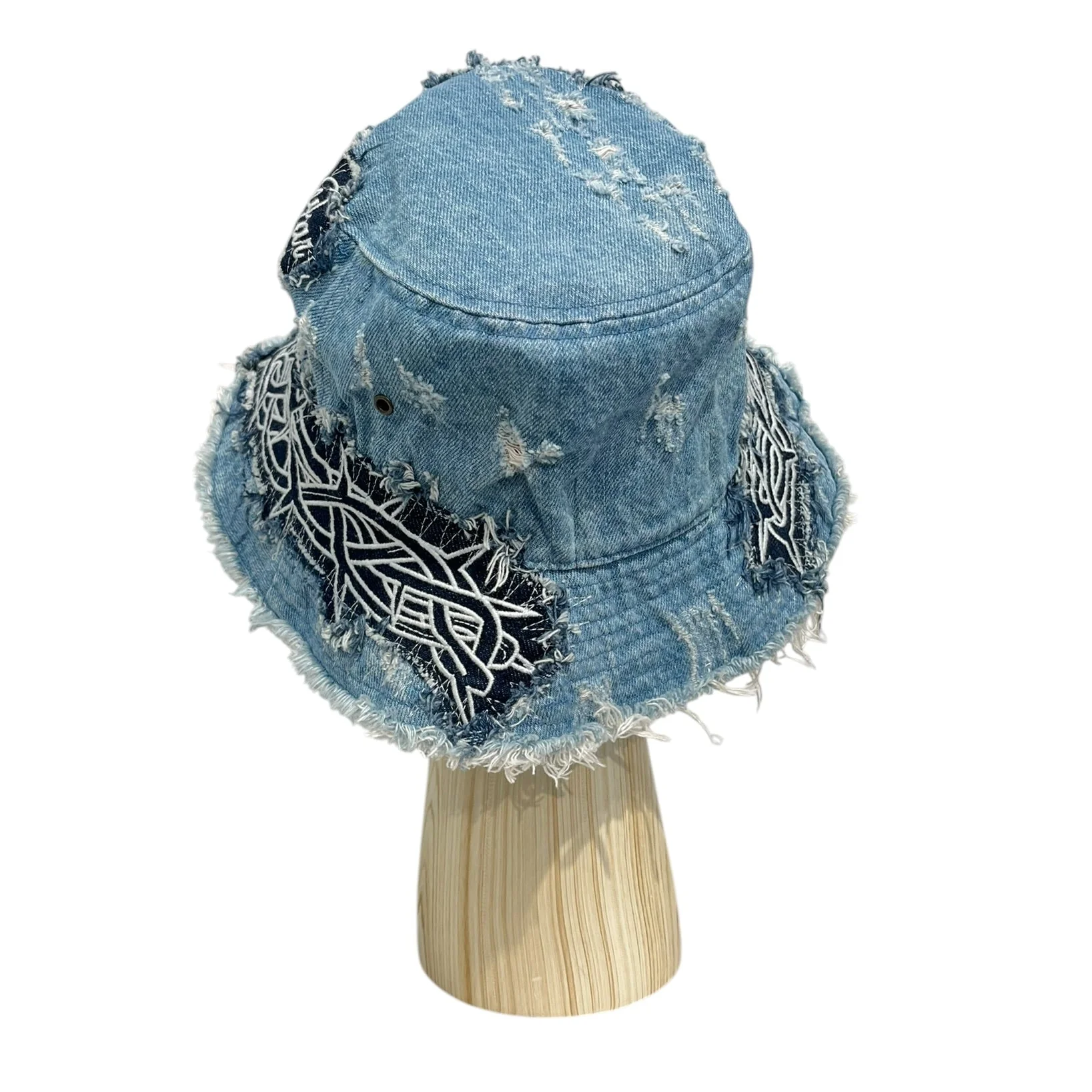 WHO DECIDES WAR/Bucket Hat/Cotton/IDG/logo patch crown of thorns