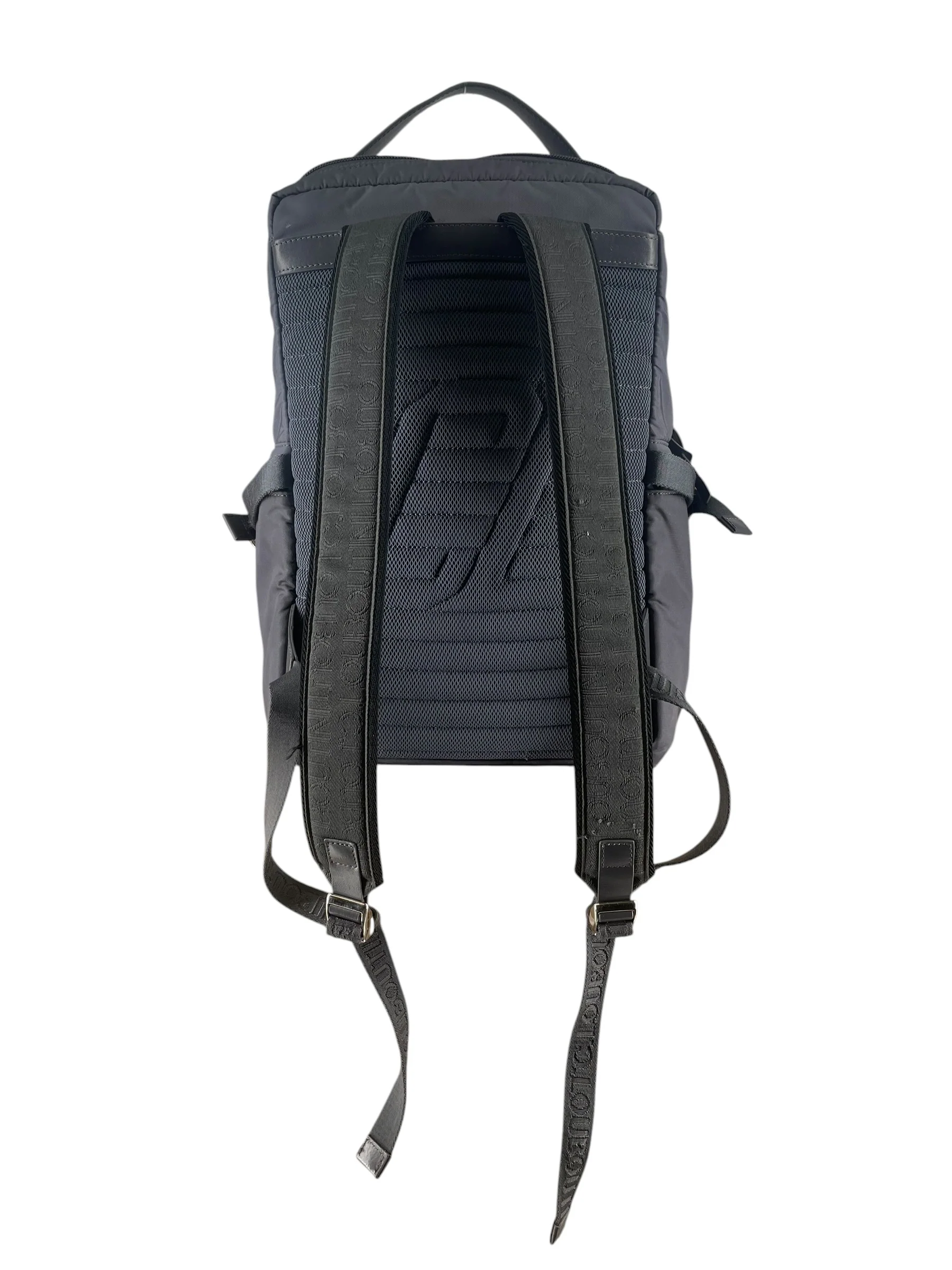 Christian Louboutin/Backpack/Polyester/GRY/LOGO EMBOSSED NYLON