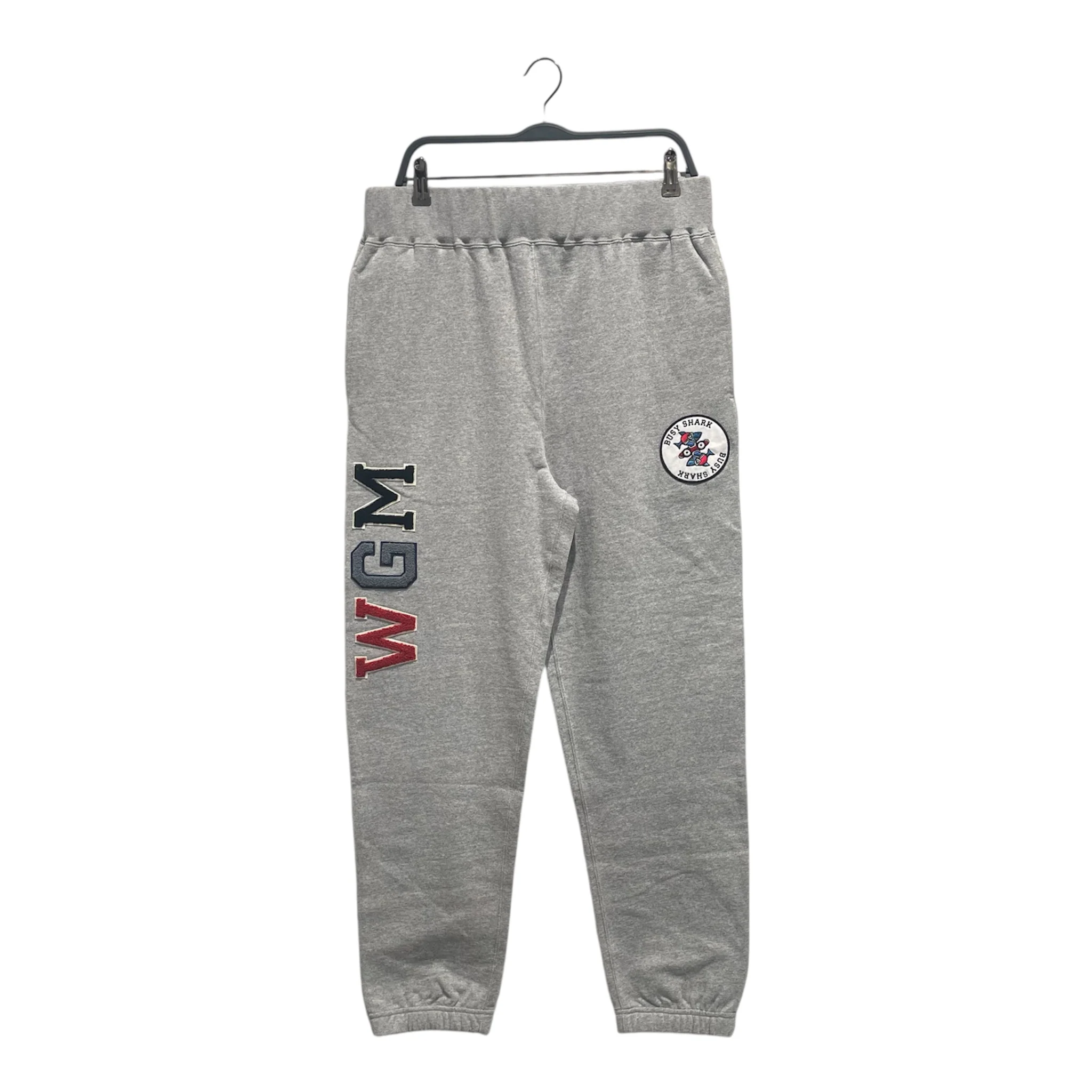 A BATHING APE/Pants/L/Cotton/GRY/patches