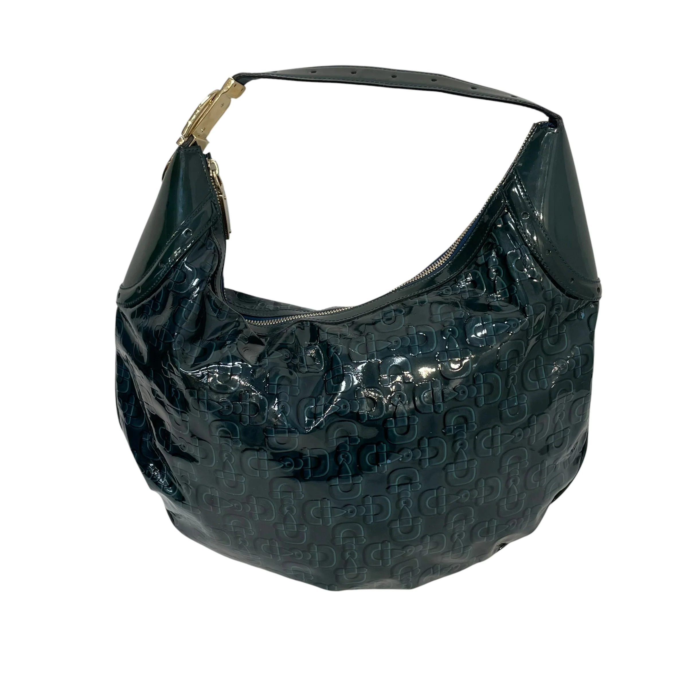 2431-gucci-hand-bag-all-over-print-leather-blu-patent-leather-horsebit-glam-2.webp GUCCI/Hand Bag/All Over Print/Leather/BLU/patent leather horsebit glam
