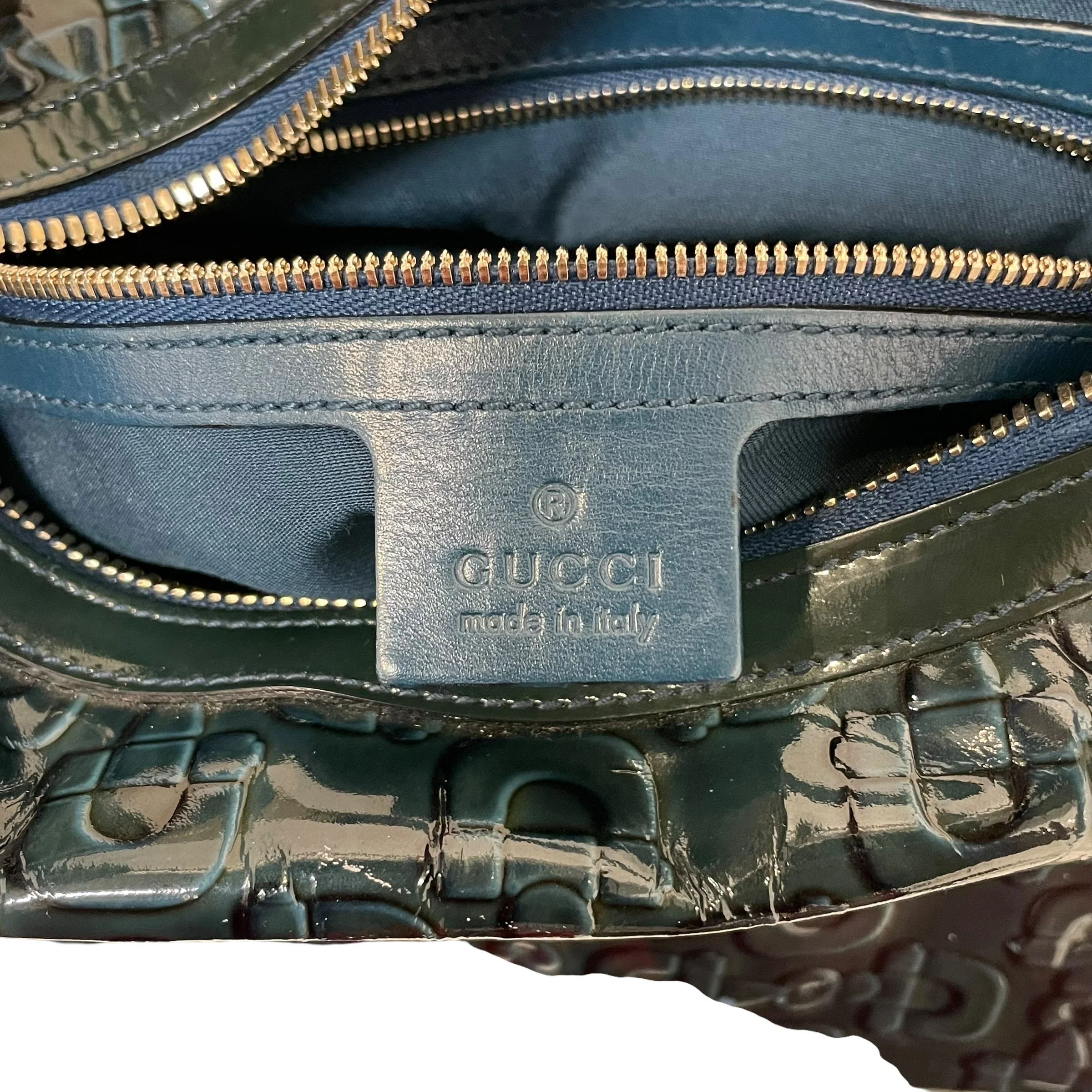 2431-gucci-hand-bag-all-over-print-leather-blu-patent-leather-horsebit-glam-5.webp GUCCI/Hand Bag/All Over Print/Leather/BLU/patent leather horsebit glam